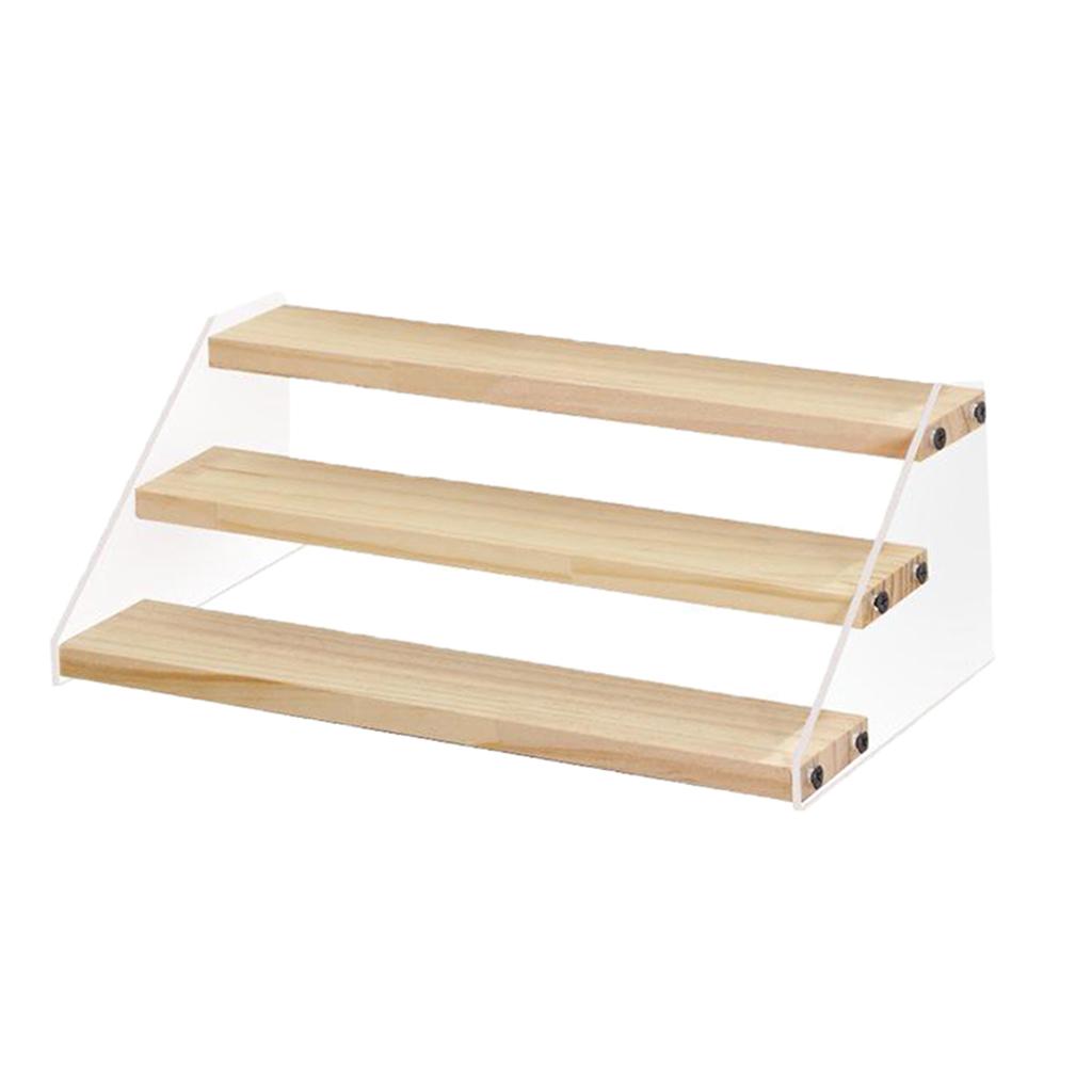 Acrylic Cupcake Display Stand Collection Organizer Desserts Holder 3 Layers