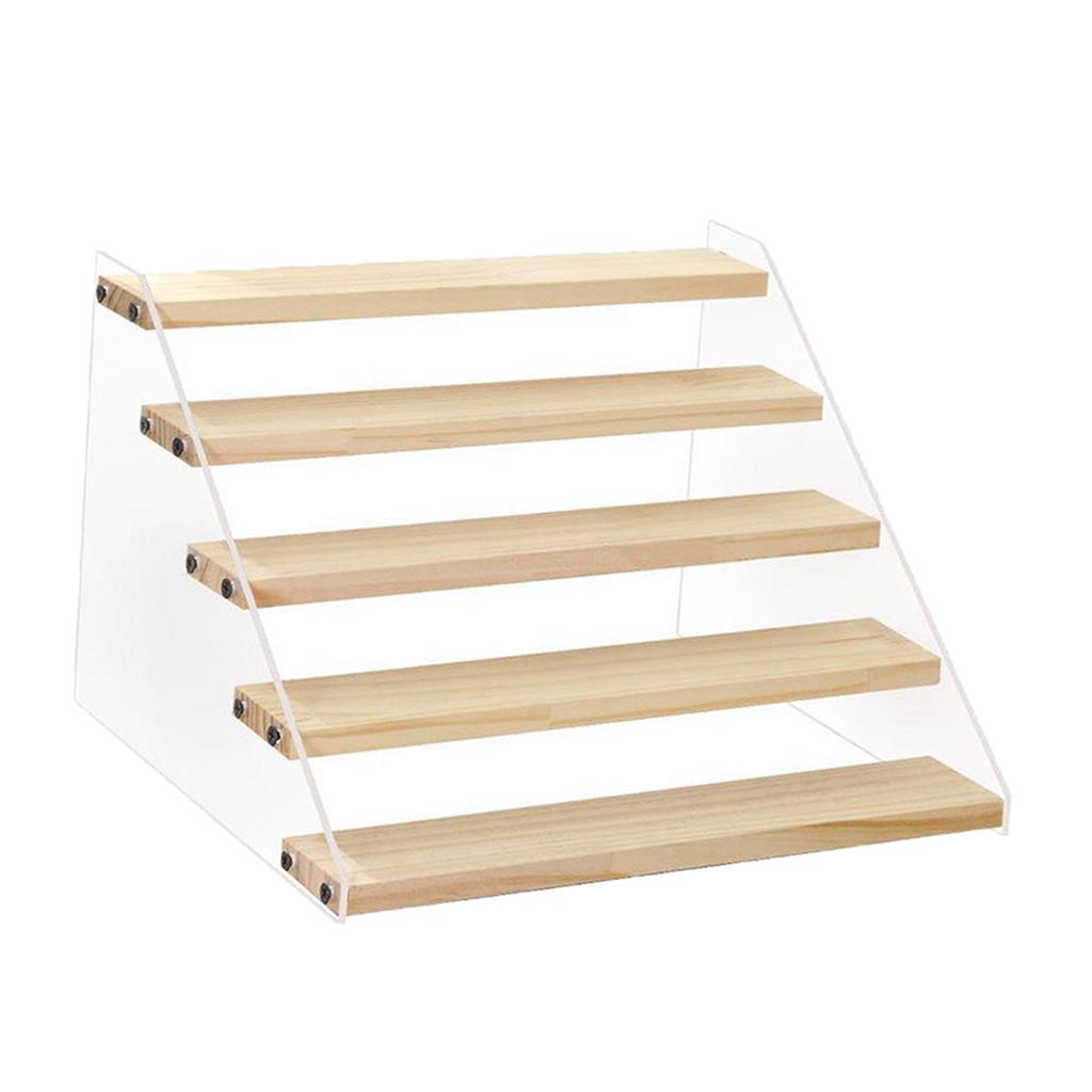 Acrylic Cupcake Display Stand Collection Organizer Desserts Holder 5 Layers