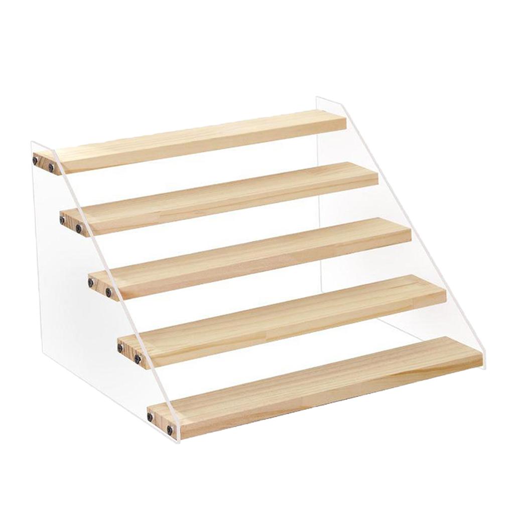 Acrylic Cupcake Display Stand Collection Organizer Desserts Holder 5 Layers