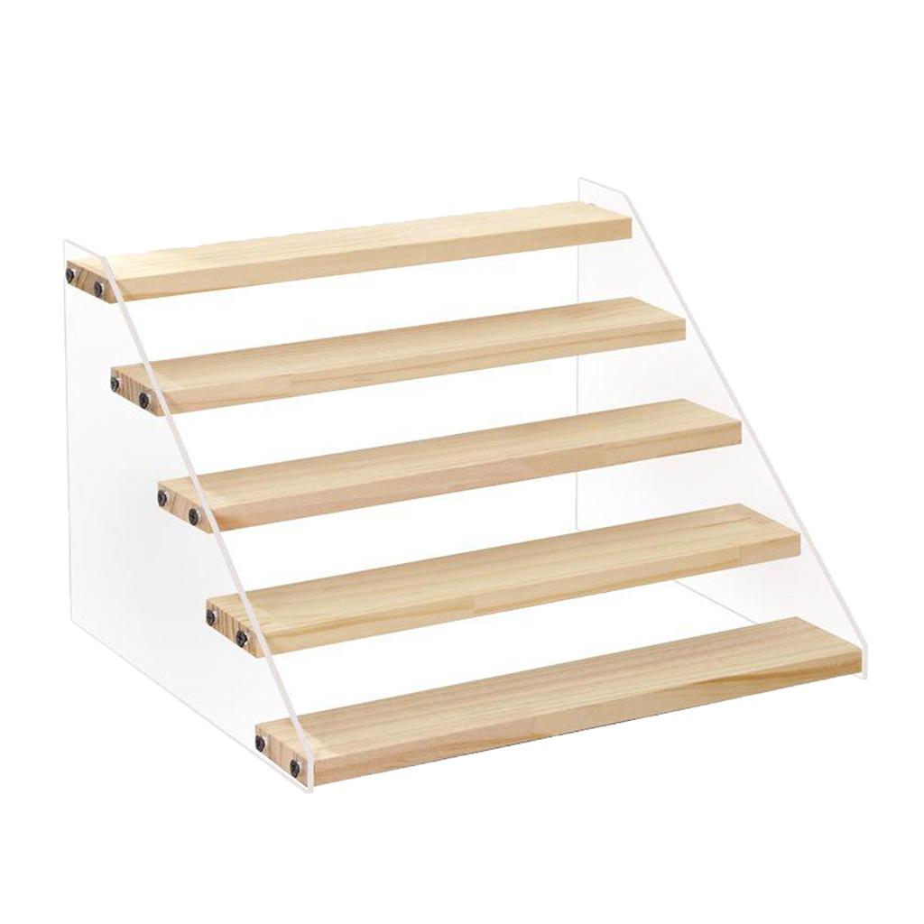 Acrylic Cupcake Display Stand Collection Organizer Desserts Holder 5 Layers