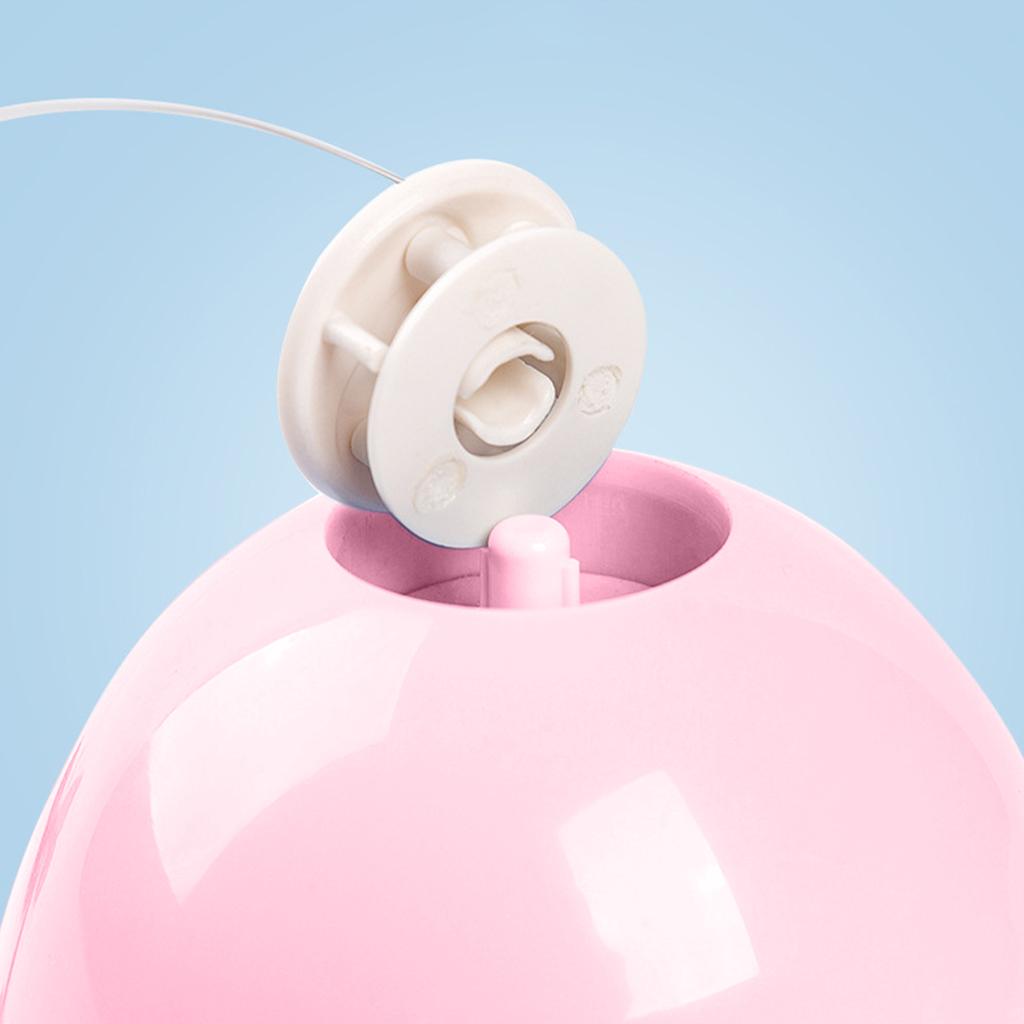 Automatic Electric Cat Toy Rotating Butterfly Kitten Toys Teaser Cat Stick Pink