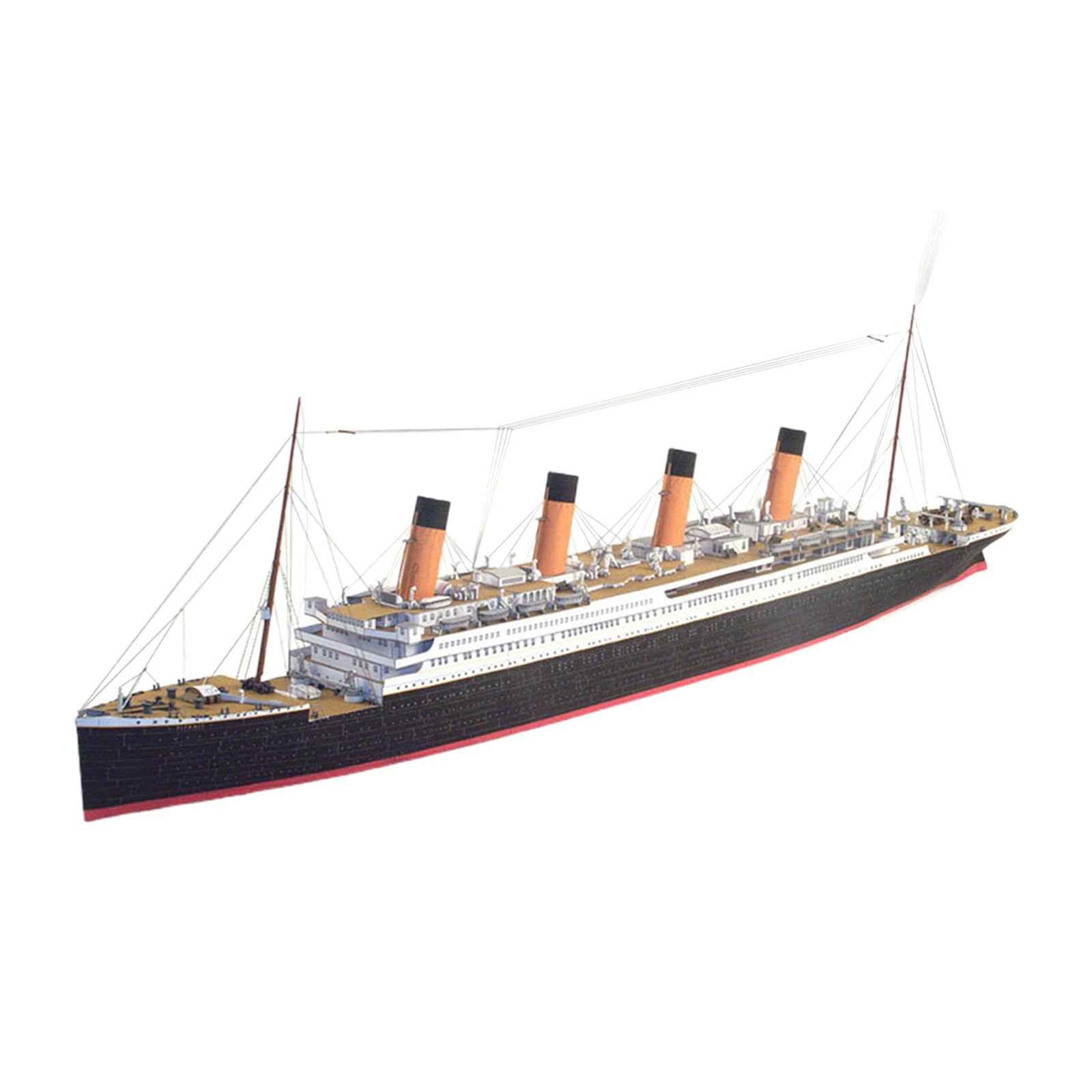 British Titanic Ship DIY Puzzle Assemble Paper Model Kit Desktop Decoration