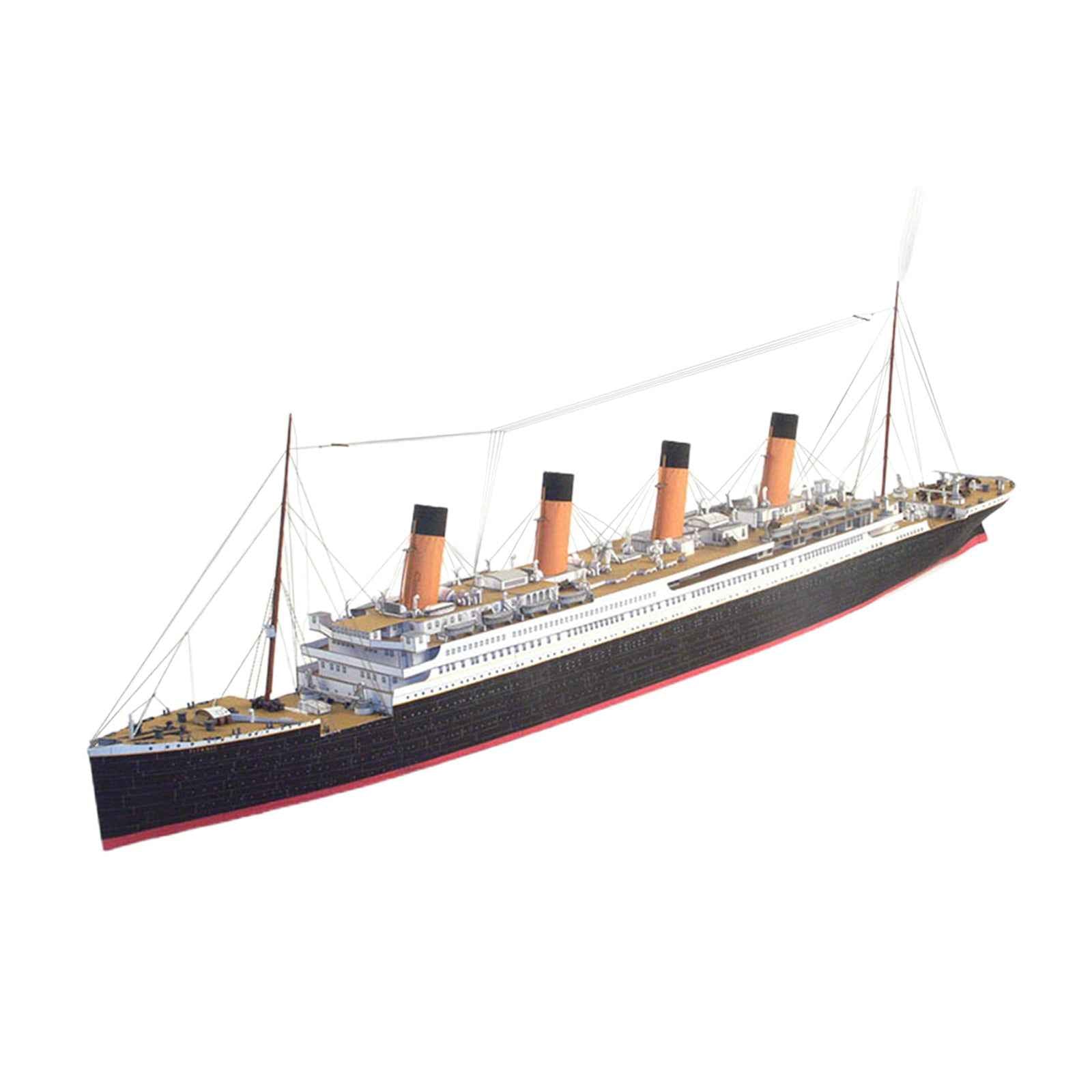 British Titanic Ship DIY Puzzle Assemble Paper Model Kit Desktop Decoration
