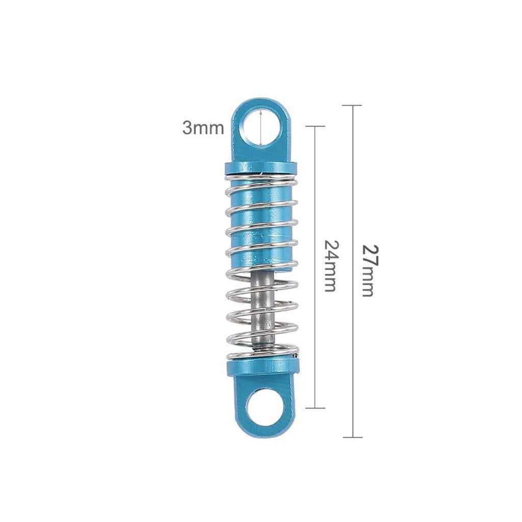 4pcs Shock Absorber for WlLoys P929 K979 1/28 Scale Drift RC Car Vehicle Blue