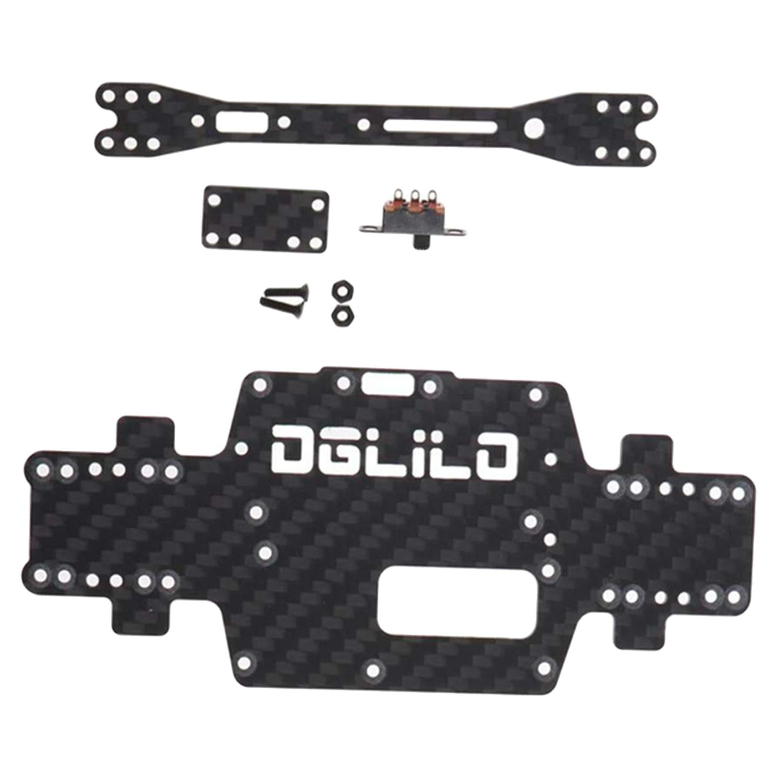 Carbon Fibre RC Chassis Body Plate for Wltoys P939 1/28 Truck Hobby Model