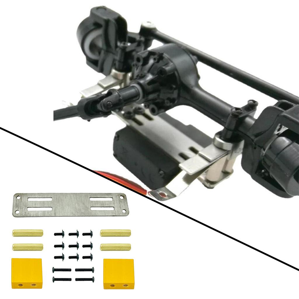 4xUpgrade Servo Fixed Mount MN D90 D91 D99S 1/12 Scale Truck DIY Accessories Yellow