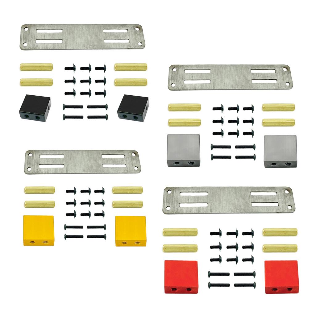 2xUpgrade Servo Fixed Mount MN D90 D91 D99S 1/12 Scale Truck DIY Accessories Yellow