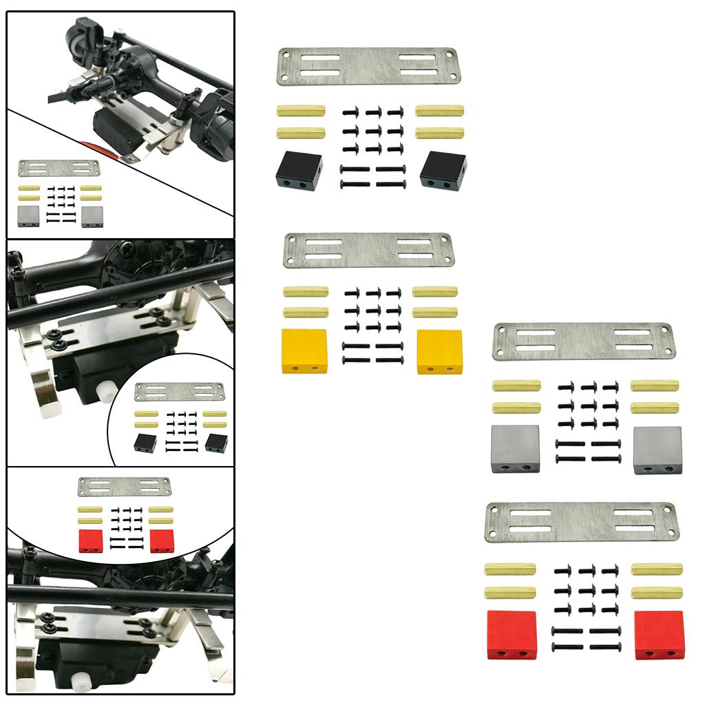 4xUpgrade Servo Fixed Mount MN D90 D91 D99S 1/12 Scale Truck DIY Accessories Yellow