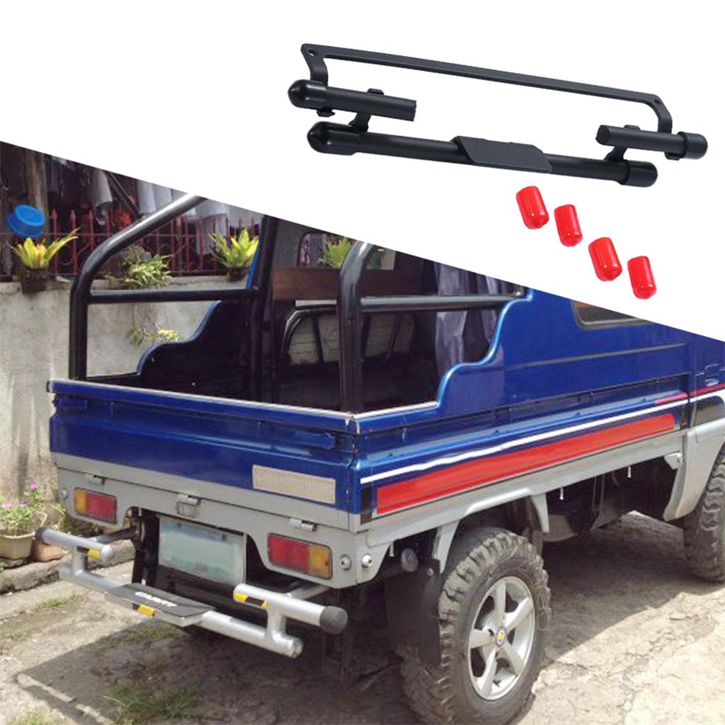 CNC Metal Bumper for WPL D12 1:10 Scale RC Car Pickup Truck Accessories Rear