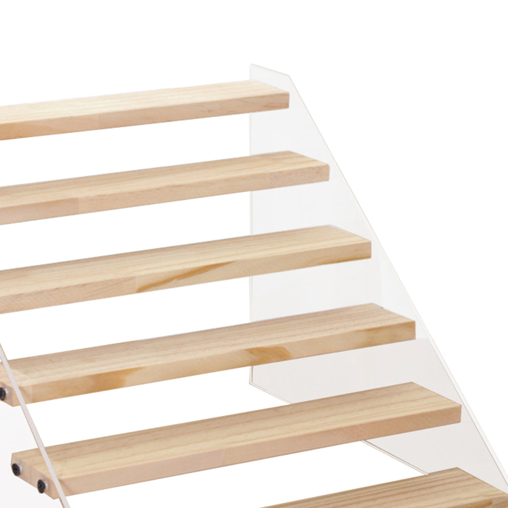 Acrylic Riser Stand Shelf for Figure Toys Display Rack 6 layer 7.9inch width