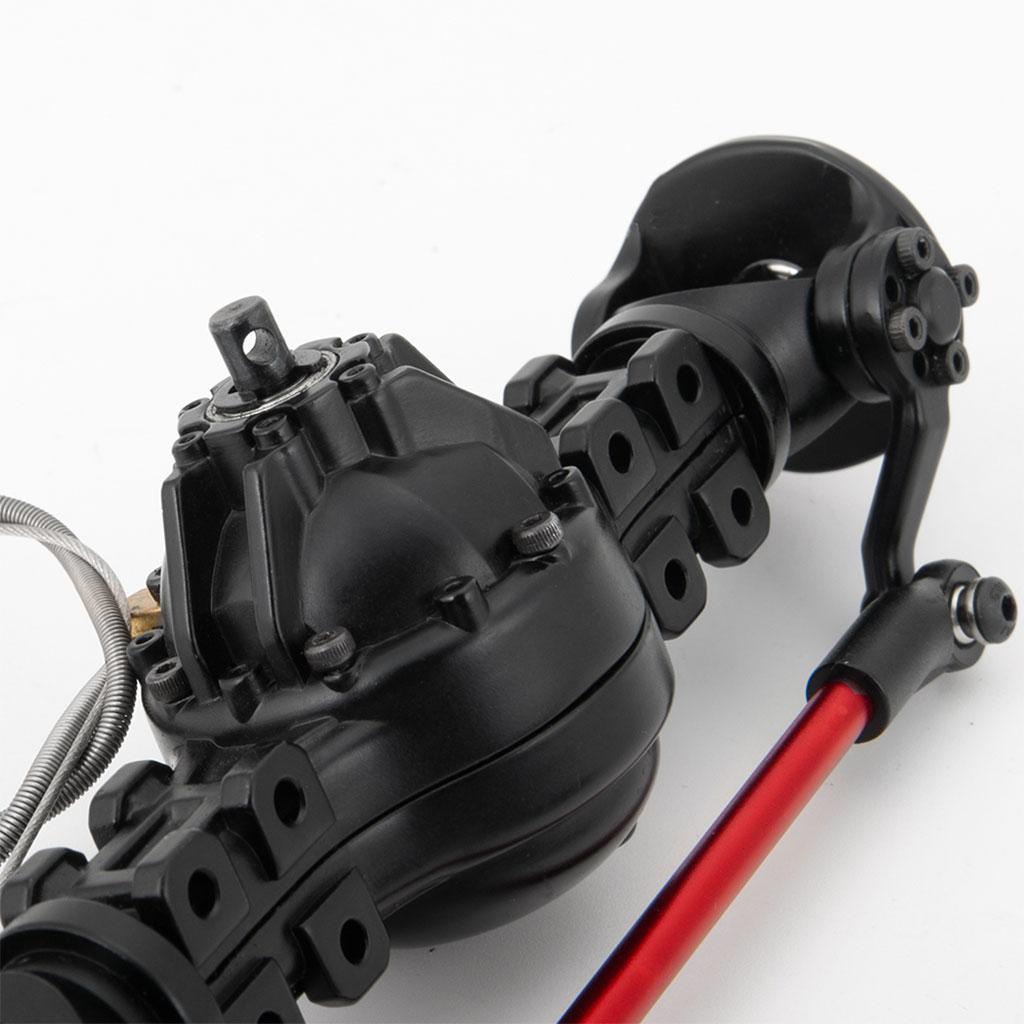 CNC Axle Assembly Set Fit for Tamiya 1:14 RC Tow Drag Truck Vehicle Upgrade front