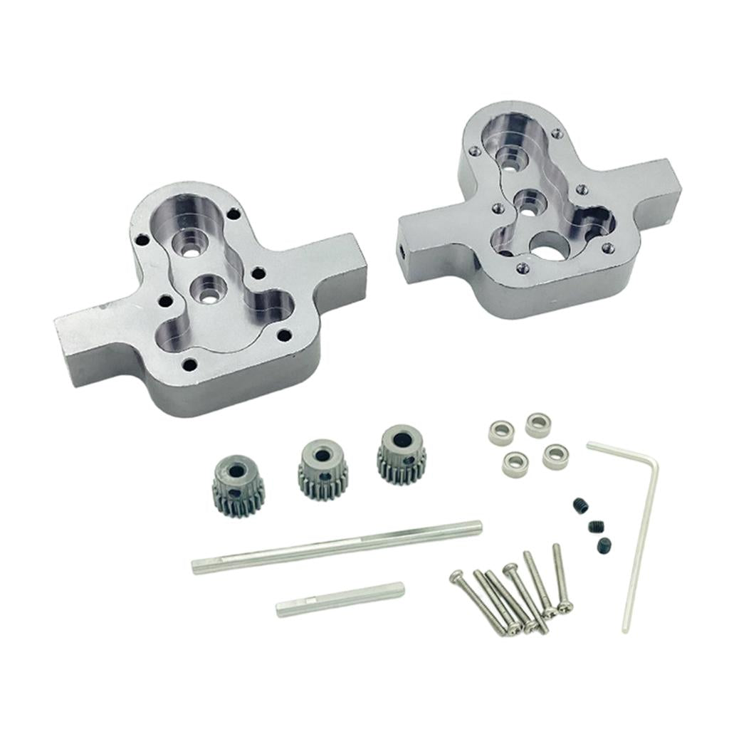D90 Transfer Case Metal Upgrade Parts for 1/12 D90 D91 D96 MN98 99S titanium