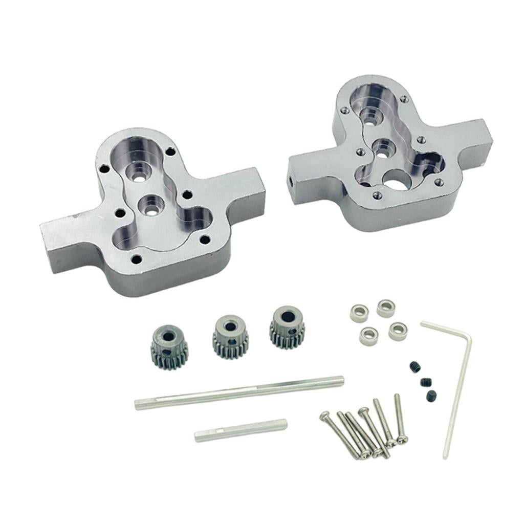 D90 Transfer Case Metal Upgrade Parts for 1/12 D90 D91 D96 MN98 99S titanium