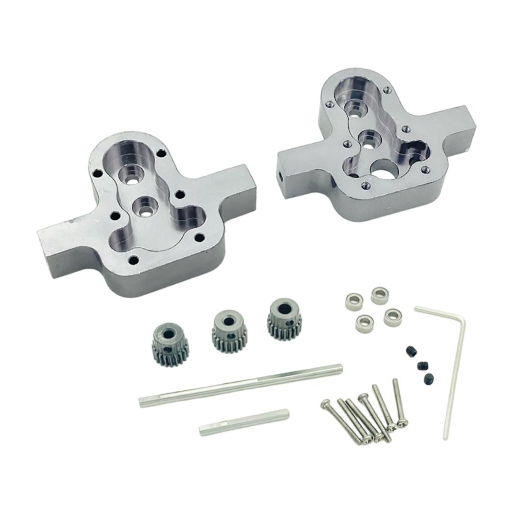 D90 Transfer Case Metal Upgrade Parts for 1/12 D90 D91 D96 MN98 99S titanium