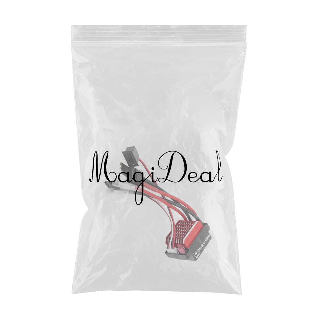 Brush Motor ESC 60A Universal Part for 1/10 RC Model Buggy Touring Car XT60 Plug