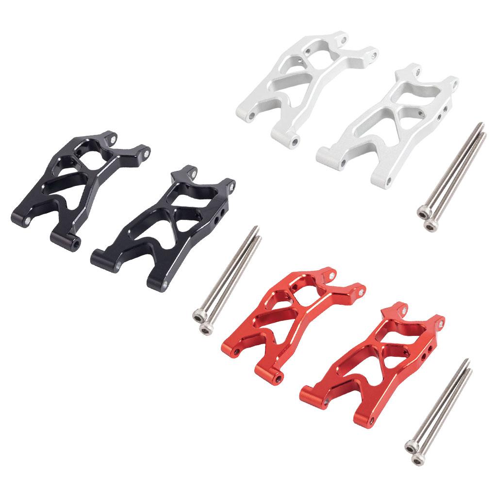 Aluminium Alloy RC Car A-Arms for 1/18 AXIAL JR AX90052 Racing Parts Black