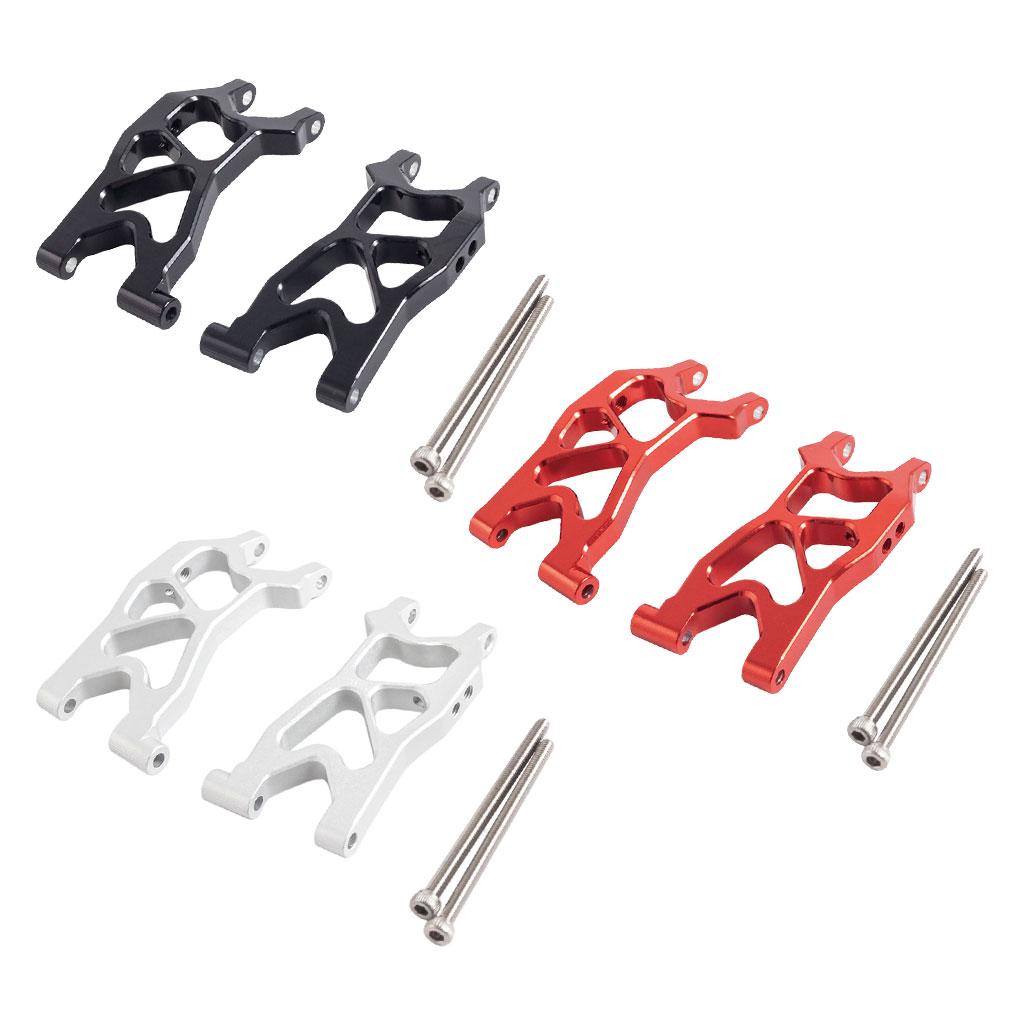 Aluminium Alloy RC Car A-Arms for 1/18 AXIAL JR AX90052 Racing Parts Black