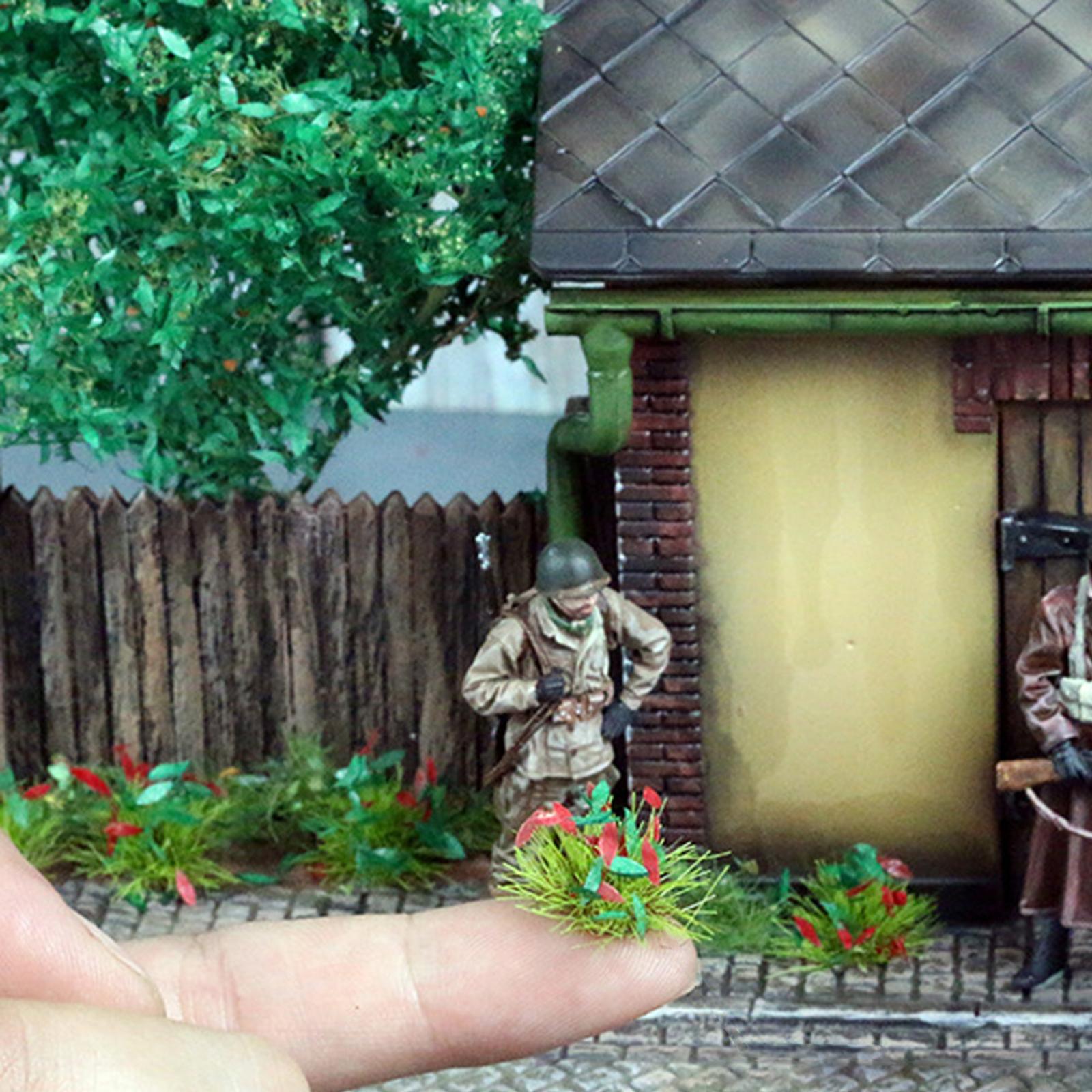 DIY Mini Materials Static Scenery Model Grass Tufts for Train 05