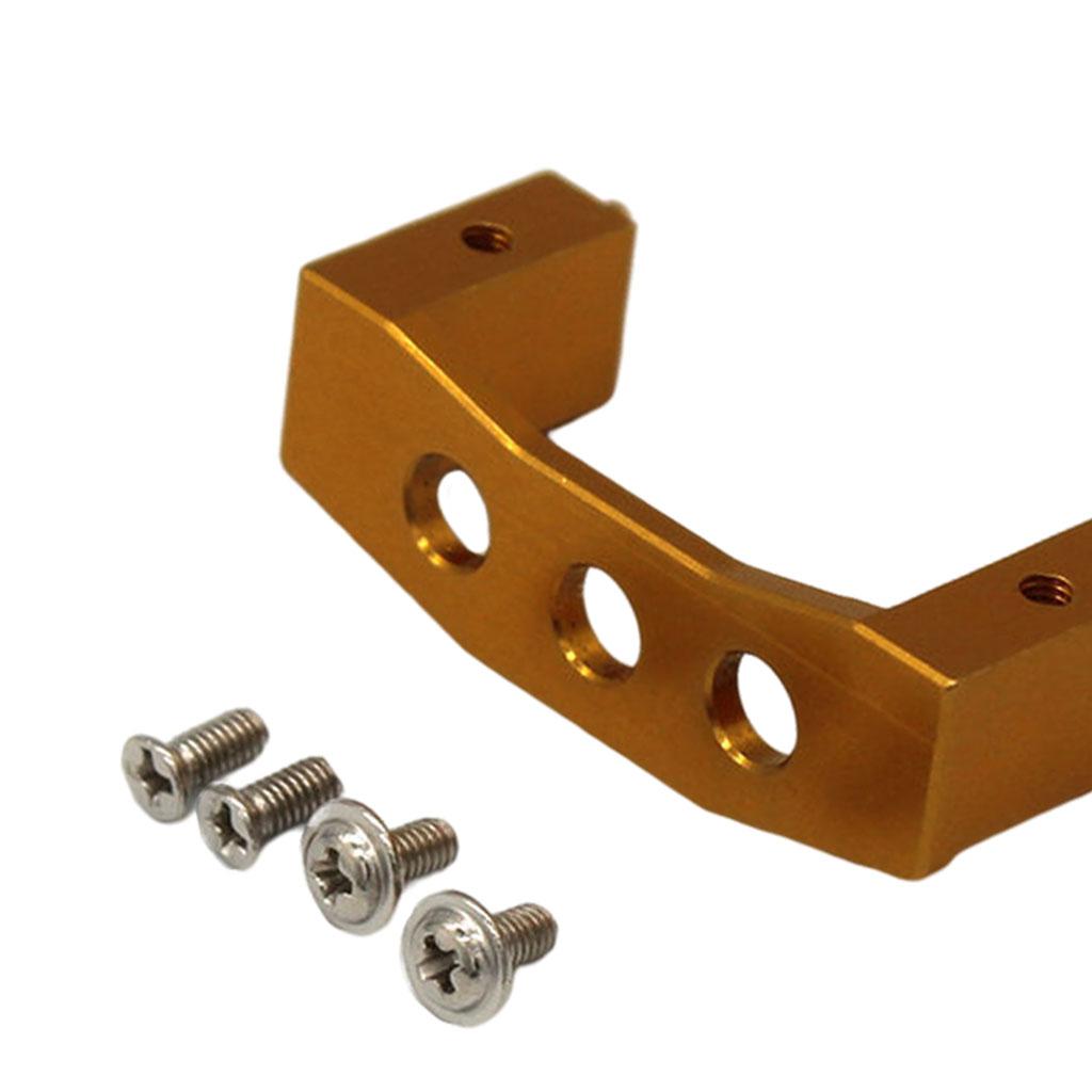 4xRC Steering Servo Mount Bracket for WLtoys 144001 RC Model Car Part Gold