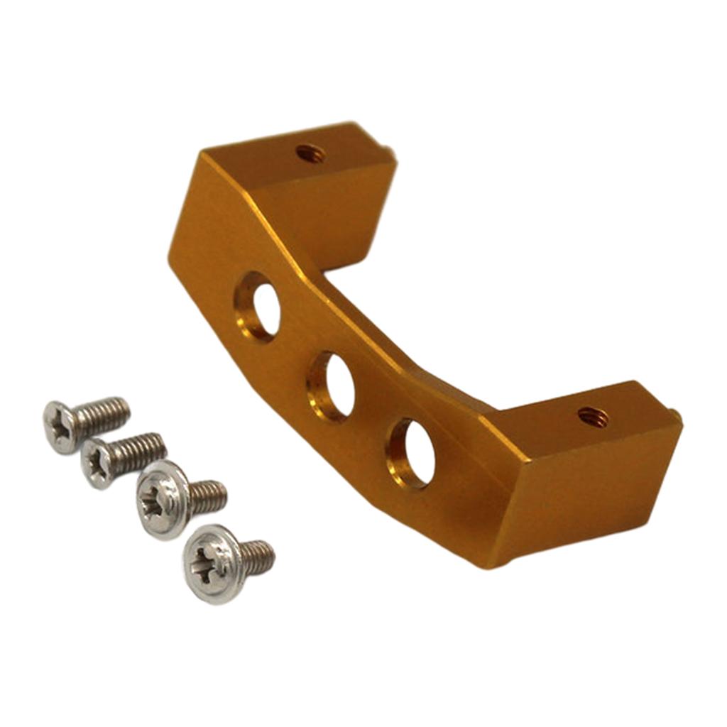 4xRC Steering Servo Mount Bracket for WLtoys 144001 RC Model Car Part Gold