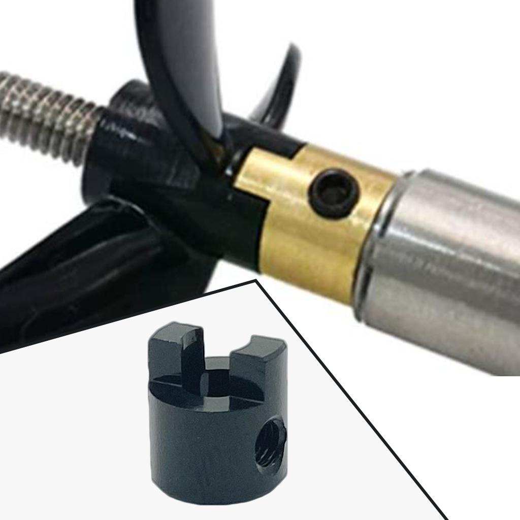 3xRC Boat Drive Metal Dog Shaft for RC Boat Drive Shaft Parts 3mm black