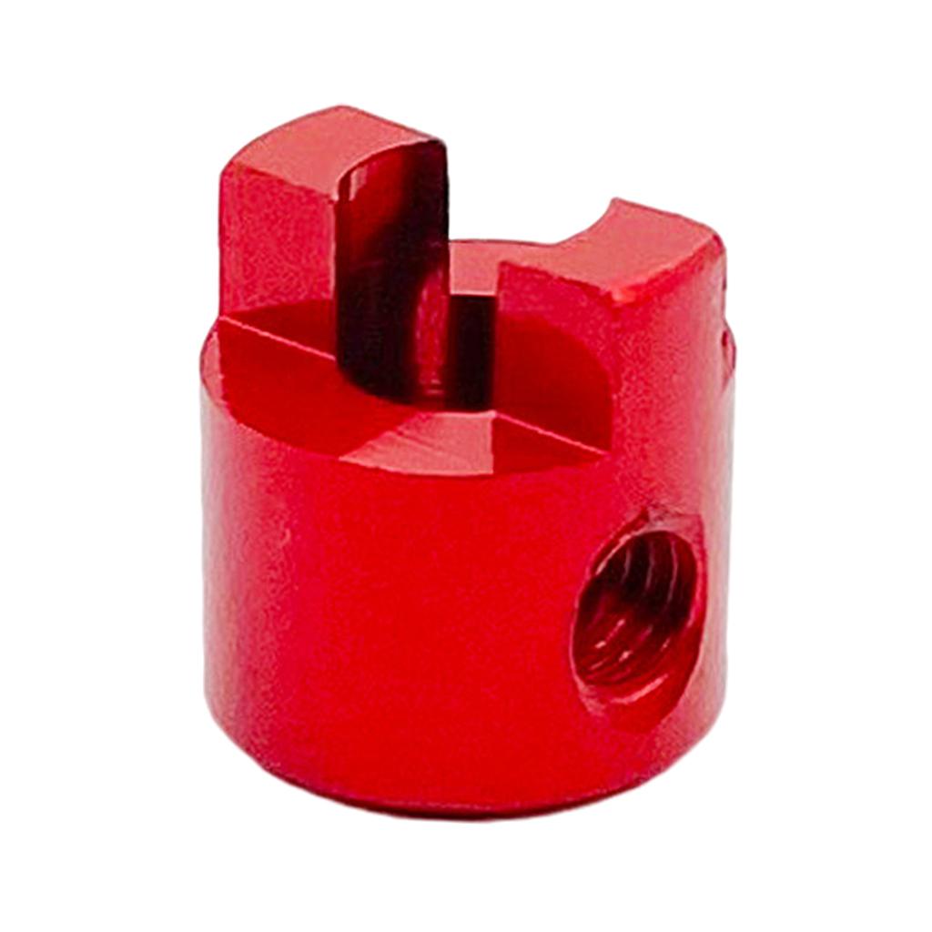 2xRC Boat Drive Metal Dog Shaft for RC Boat Drive Shaft Parts 4mm red