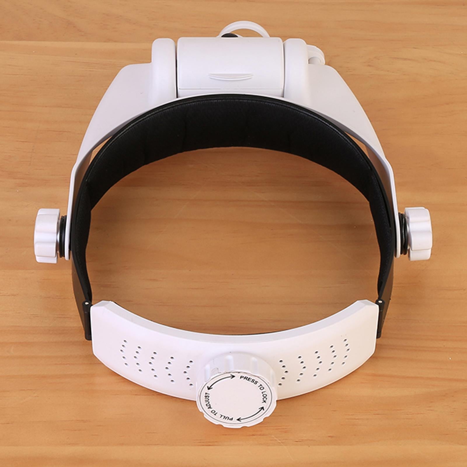Adjustable Headband Magnifier Magnifying Glass Loupe Jewelry Repair Reading
