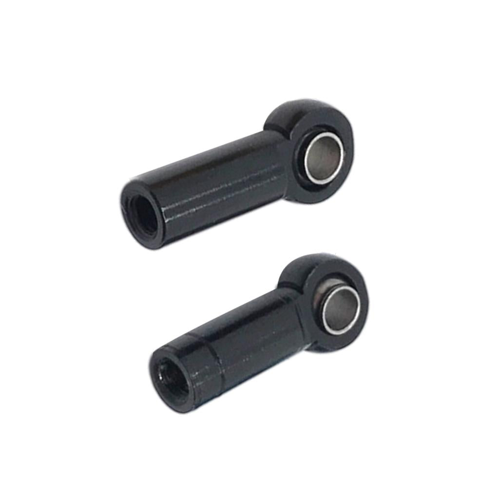 3xRC Tie Rod End Ball Joint Spare Parts for 1/8 Crawler Universal  Black