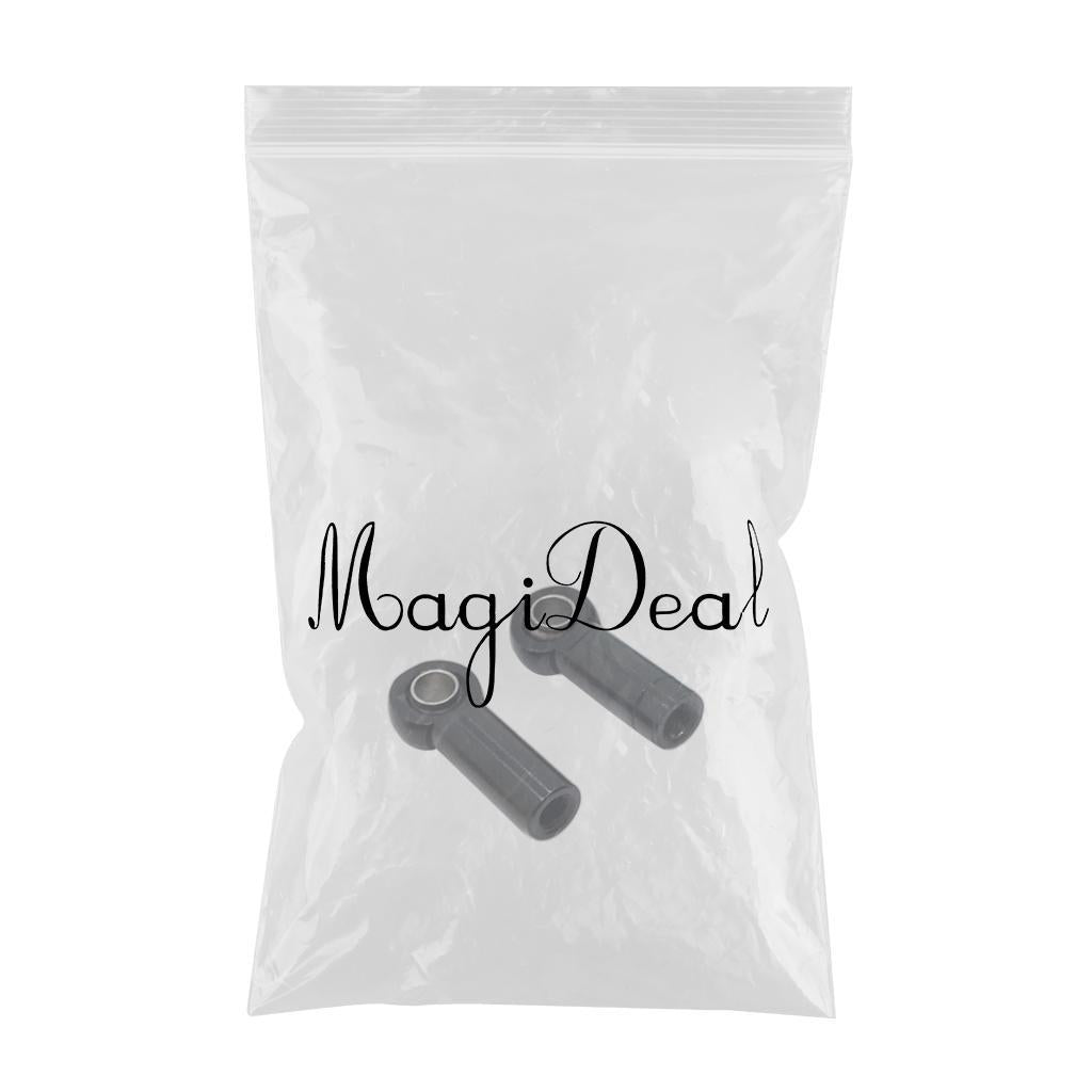 3xRC Tie Rod End Ball Joint Spare Parts for 1/8 Crawler Universal  Black