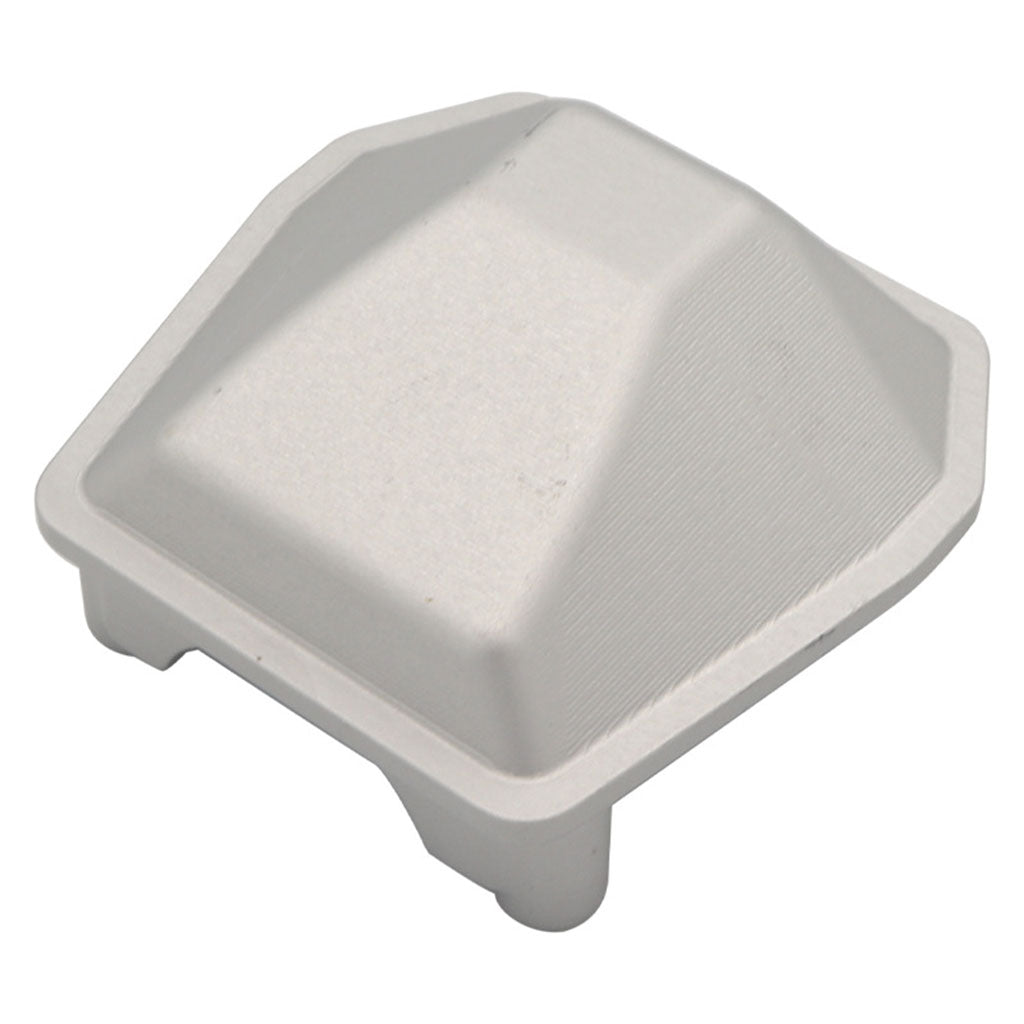 Diff Cover 1:6 Truck Spare Parts for Axial SCX6 Axi05000 Jeep Professionals Silver