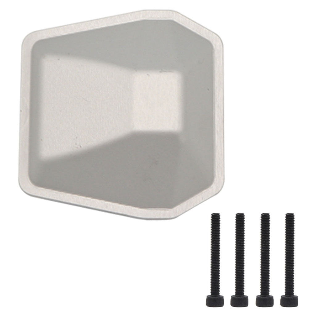 Diff Cover 1:6 Truck Spare Parts for Axial SCX6 Axi05000 Jeep Professionals Silver