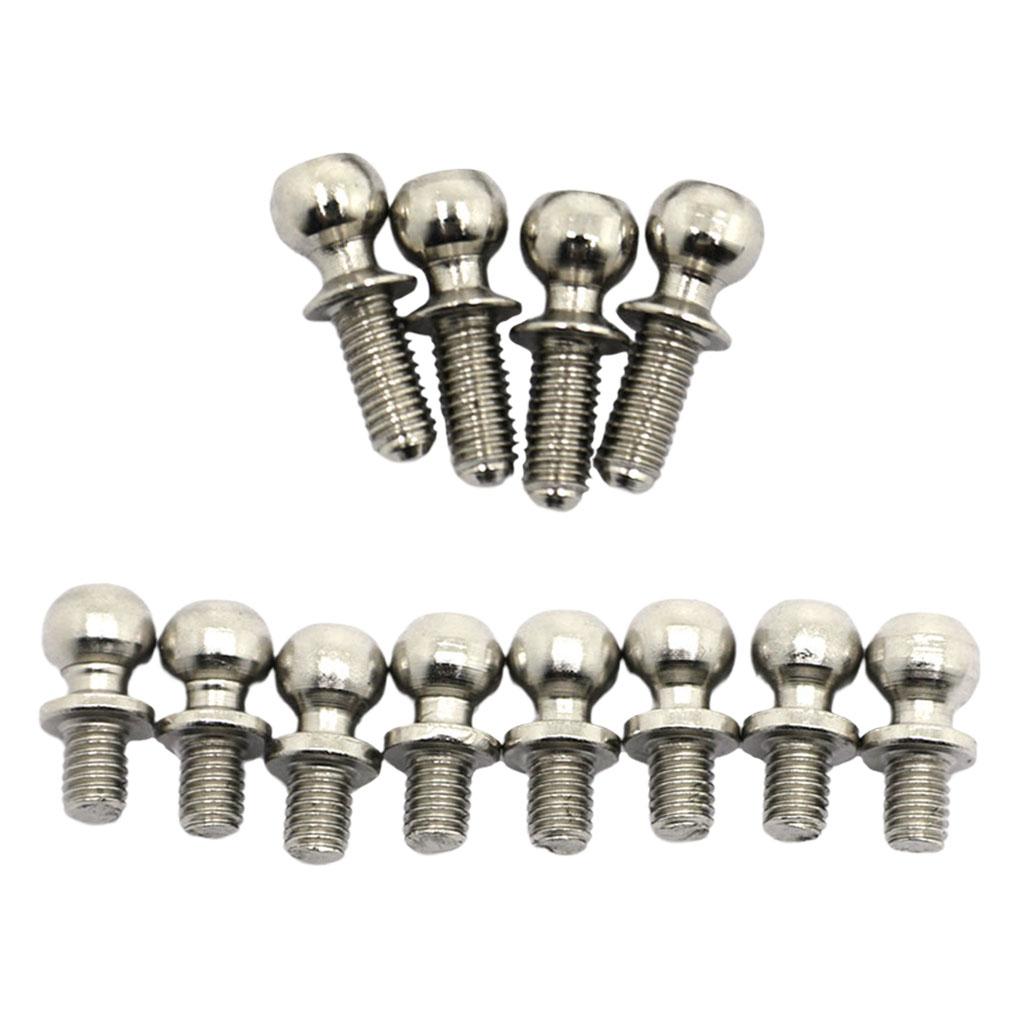 3xRC Car Ball Head Screw for Wltoys 144001 124016 124017 124018 124019 Adults
