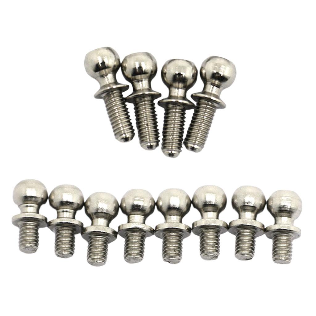 3xRC Car Ball Head Screw for Wltoys 144001 124016 124017 124018 124019 Adults