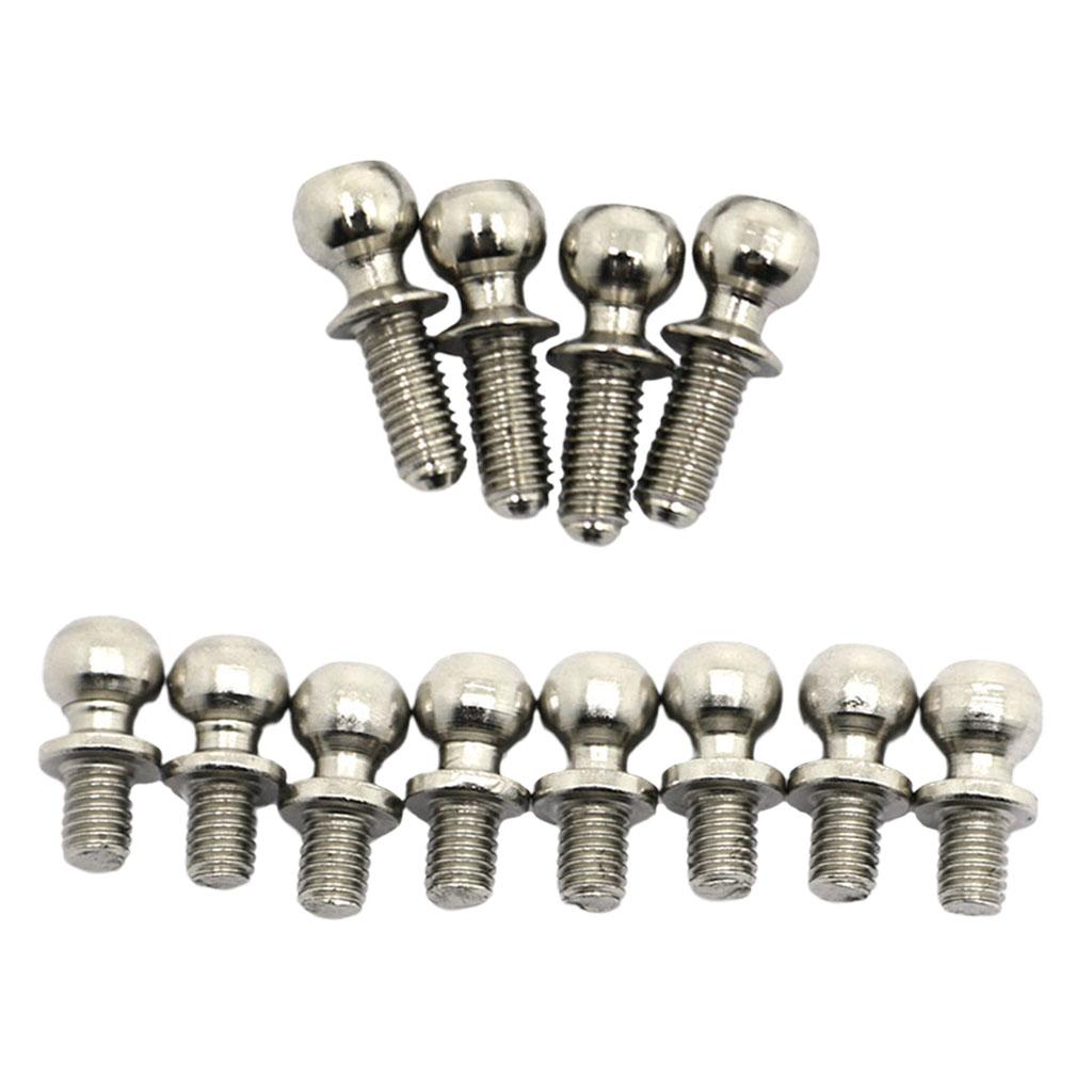 2xRC Car Ball Head Screw for Wltoys 144001 124016 124017 124018 124019 Adults