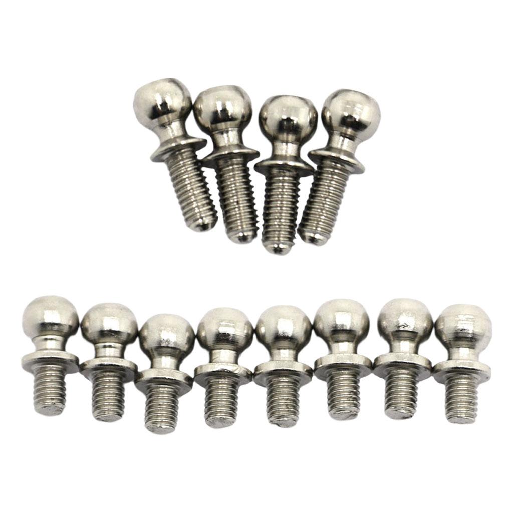 4xRC Car Ball Head Screw for Wltoys 144001 124016 124017 124018 124019 Adults