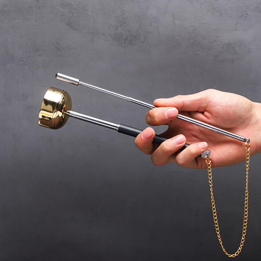 Brass Chime Sound Bowl Handicraft Music Therapy for Yoga Spiritual Gifts S