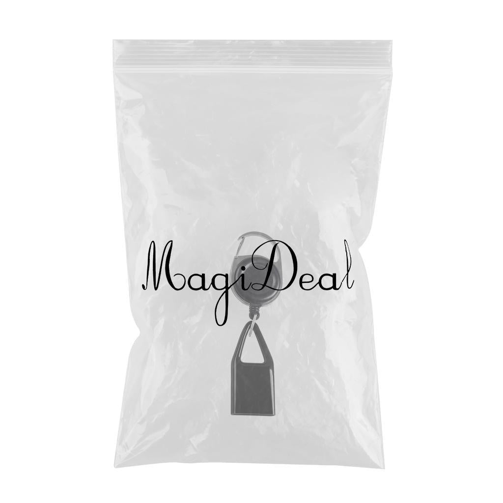 4xSafe Stash Clip Kitchen Gadgets Smoking Accessories Retractable Lighter Belt Black