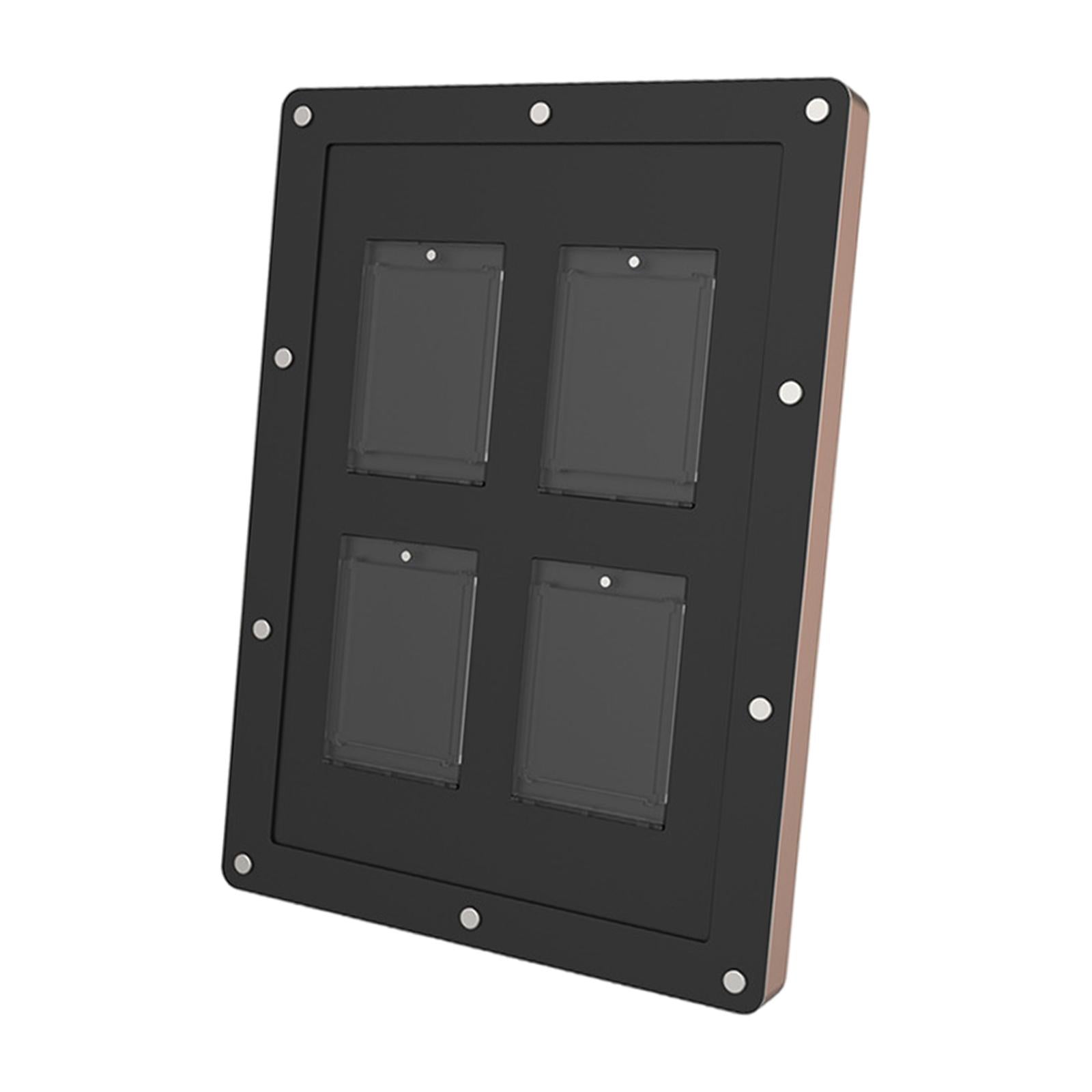 Cards Frames Screw Screwdown Border Wall Mount Black Border 4 cells