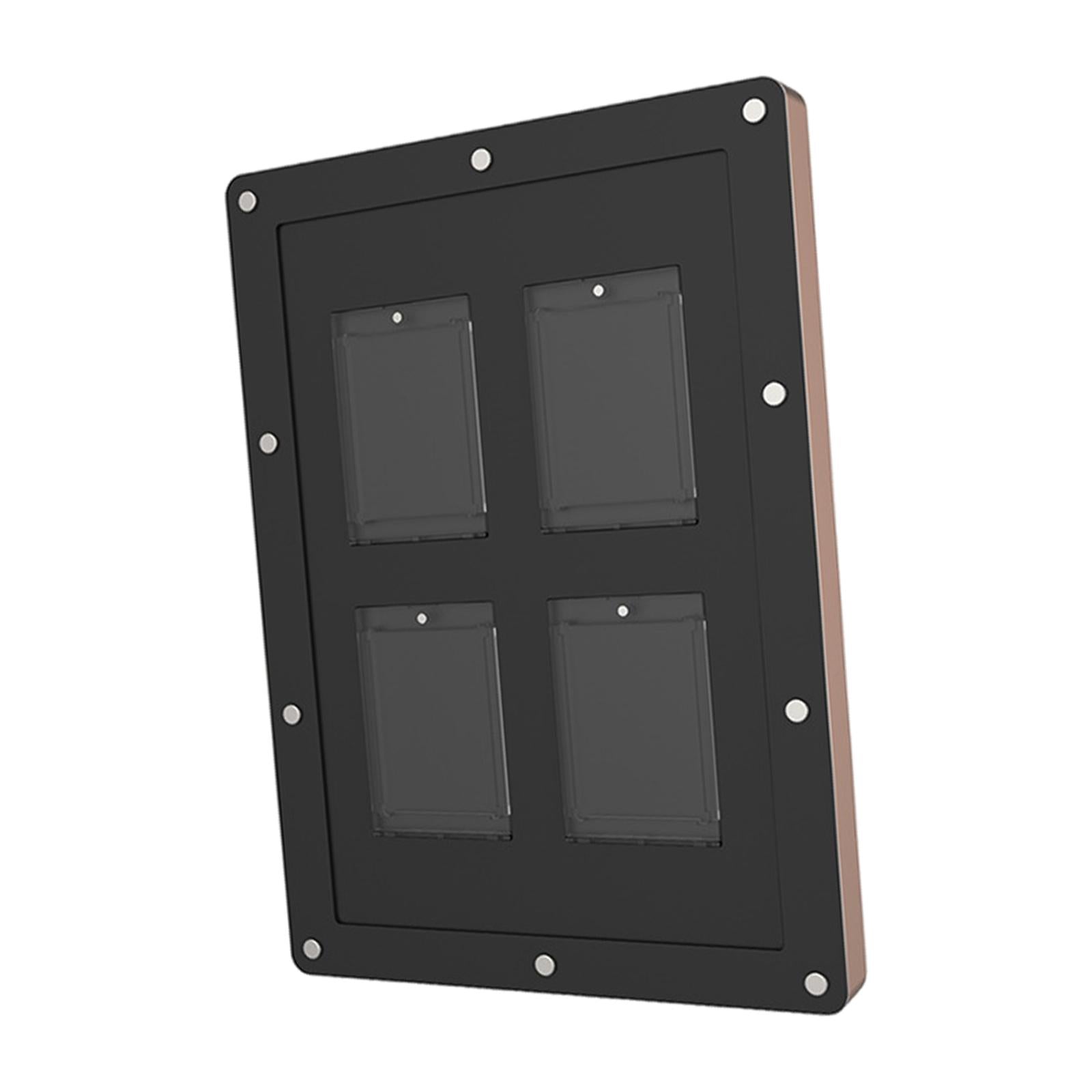 Cards Frames Screw Screwdown Border Wall Mount Black Border 4 cells