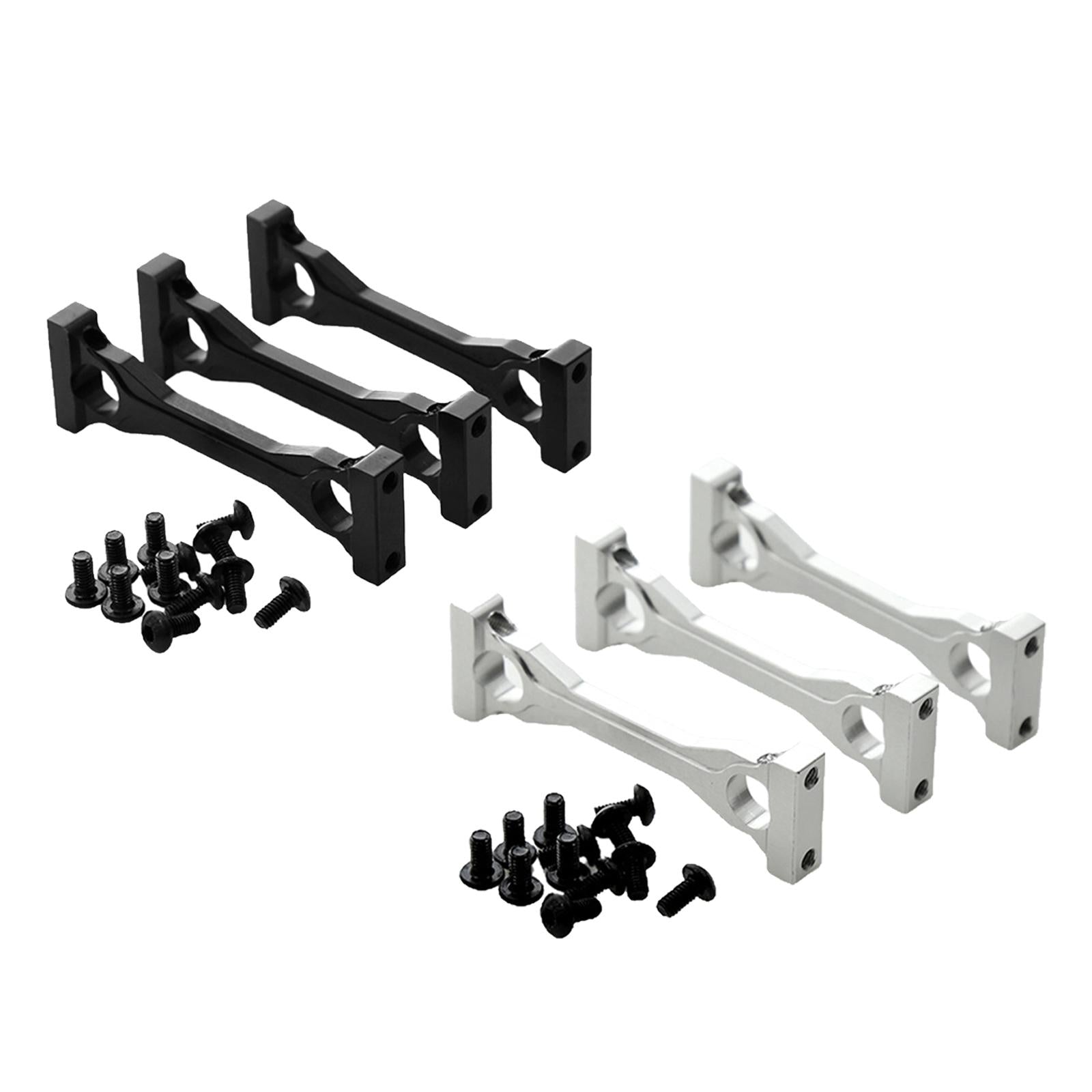 Aluminum Alloy Middle Chassis Mount for Tamiya 1:14 Truck Car Model Upgrade black