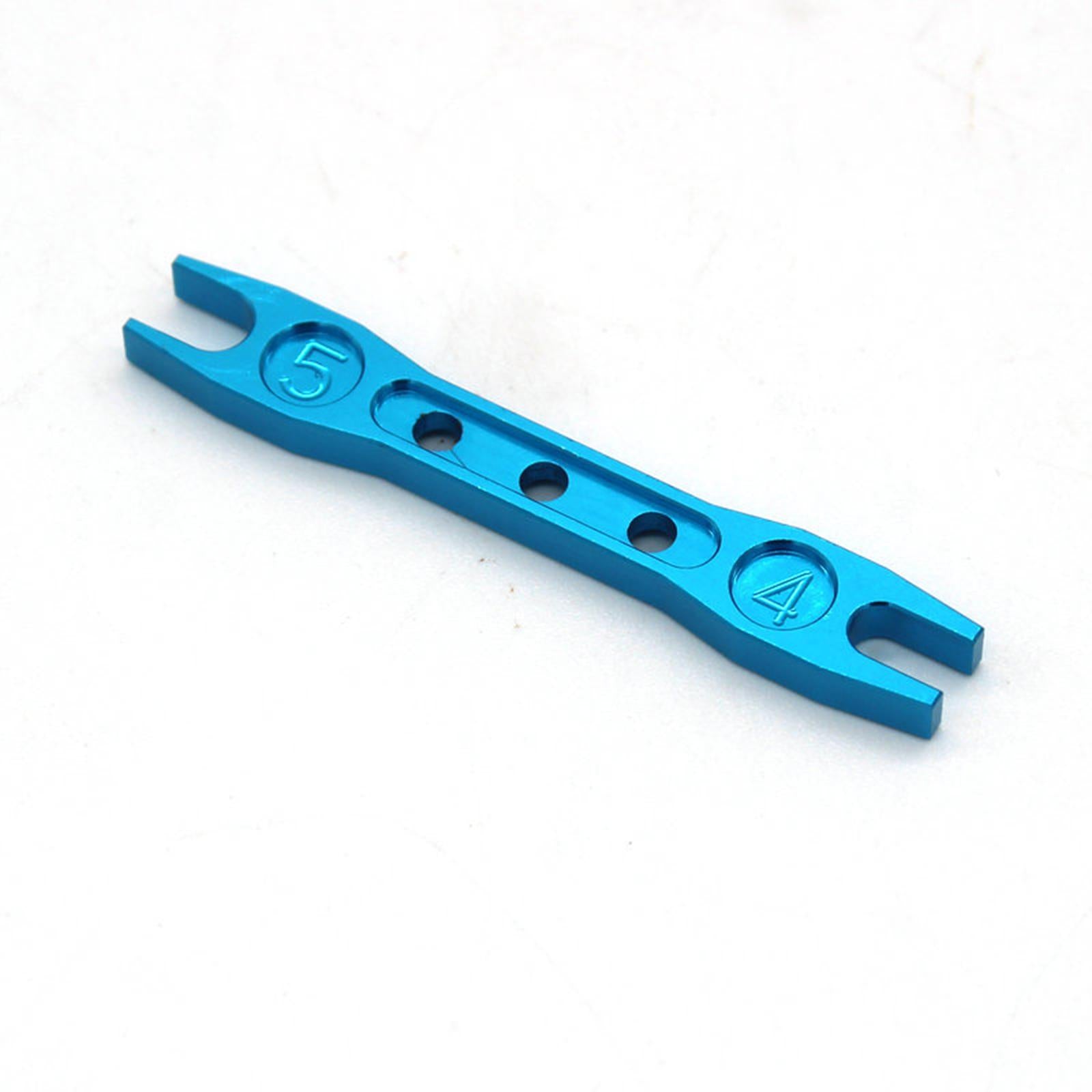 3xMini Open-End Wrench Spanner 1:12 1/12 Portable 4mm 5mm for 124016 124019 Blue