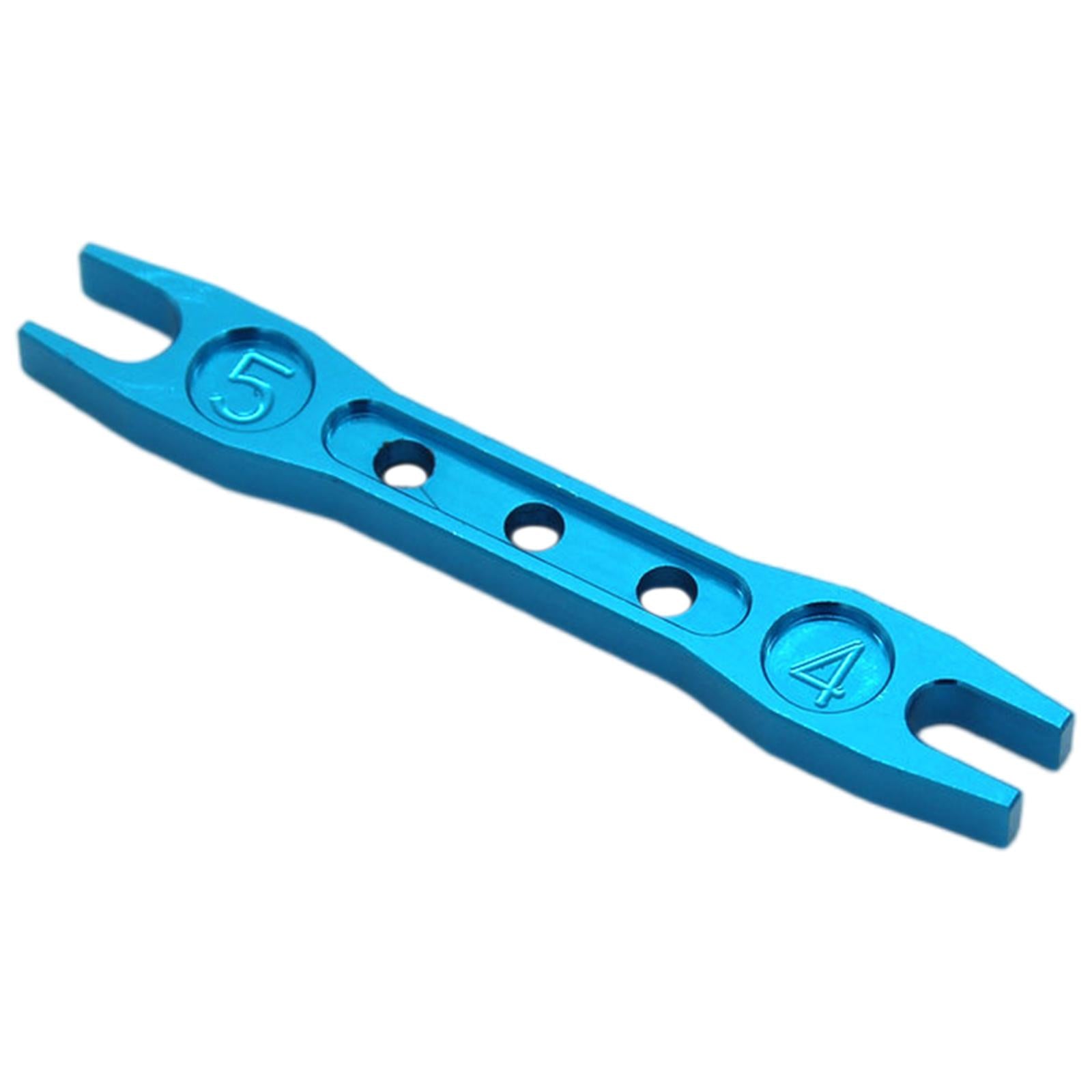 3xMini Open-End Wrench Spanner 1:12 1/12 Portable 4mm 5mm for 124016 124019 Blue