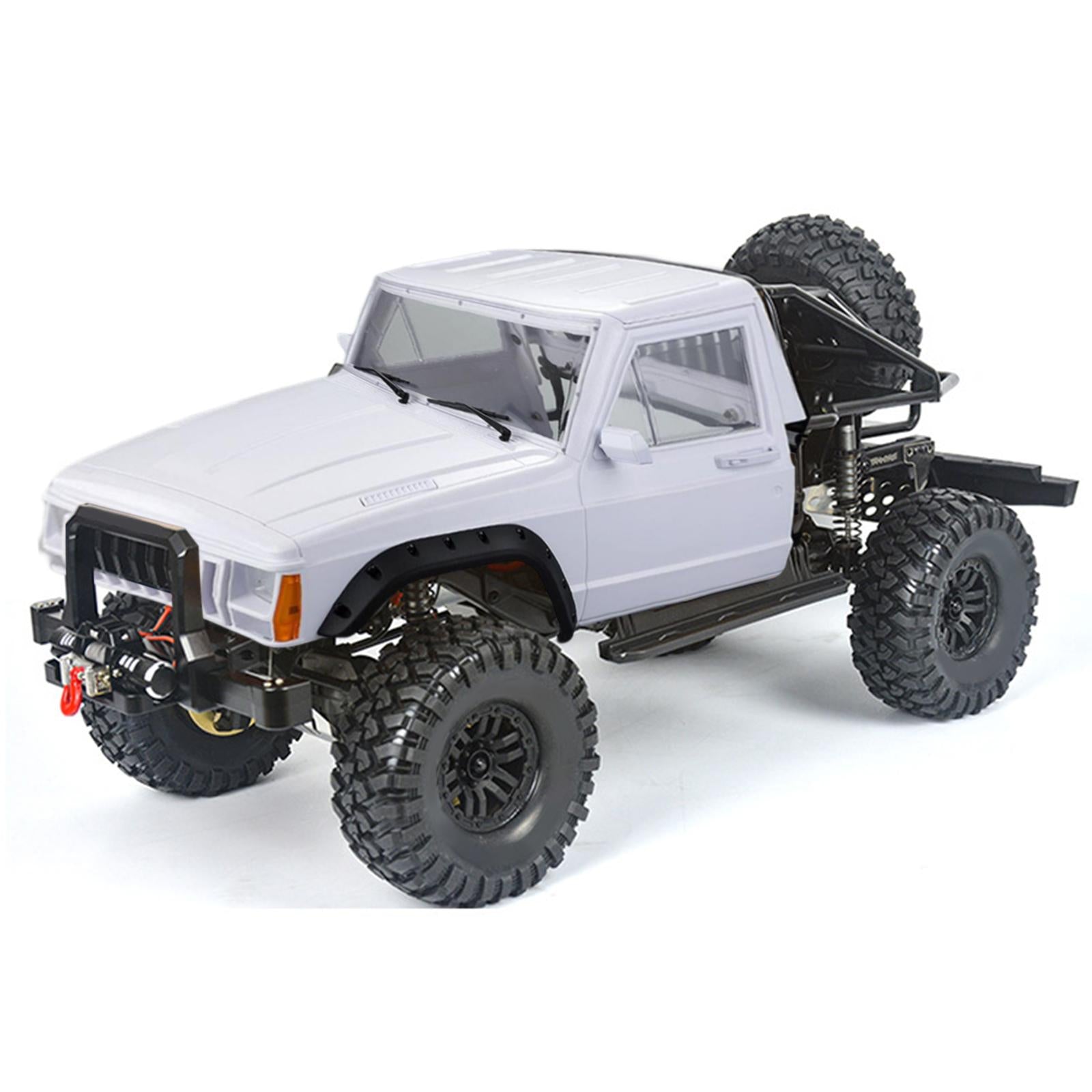 Body Cab&Back-Half Cage Upgrade for 1/10 RC Crawler Car 313, 324mm Wheelbase White