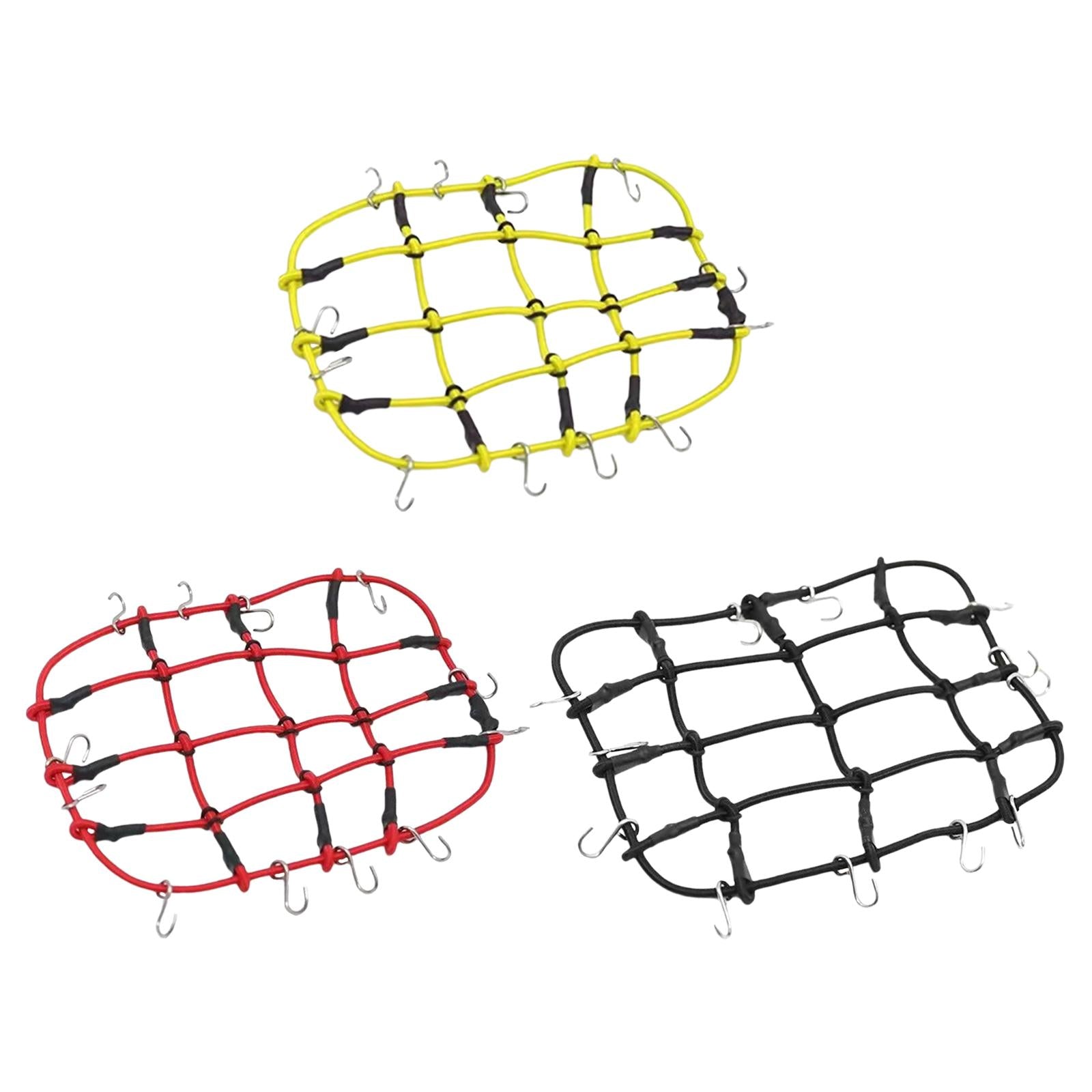 Decoration Luggage Net Net Window Simulated 1:24 for SCX24 Replacements Yellow