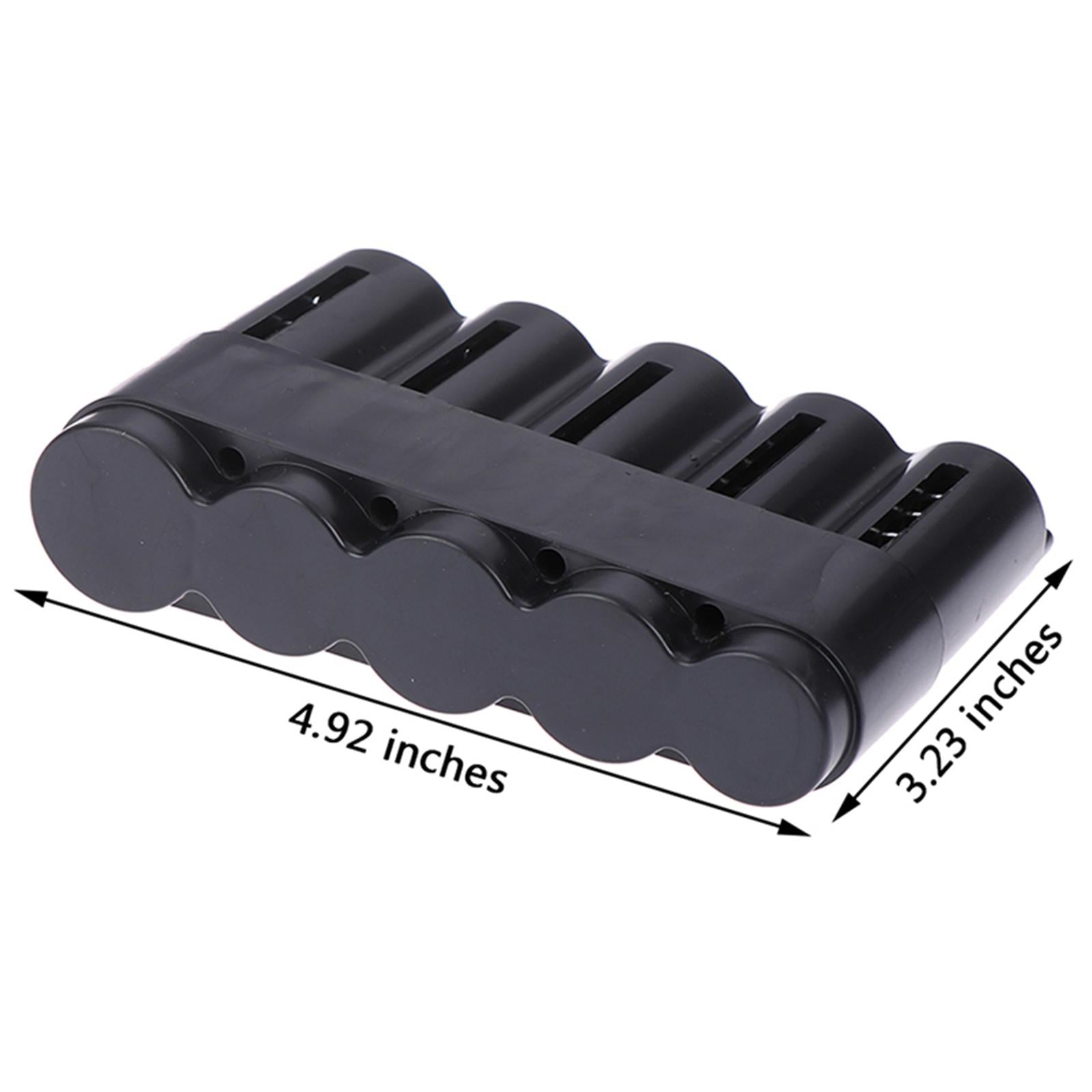 3xClear Coin Capsule with Plastic Storage Organizer for Collectible Hobbyists Black