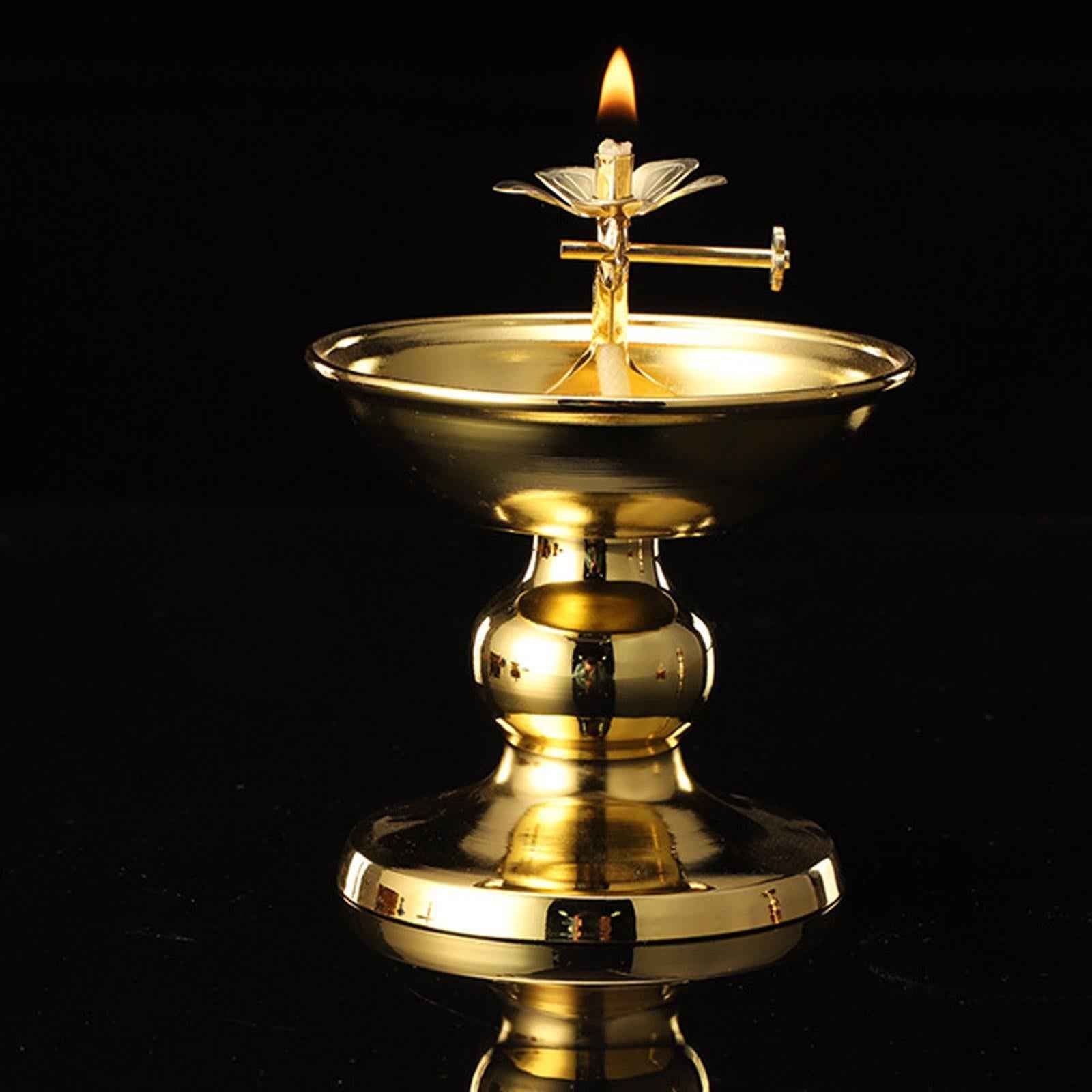 Ghee Lamp Holder Buddhist Altar Supplies Tibetan for Office Buddha Table StyleB