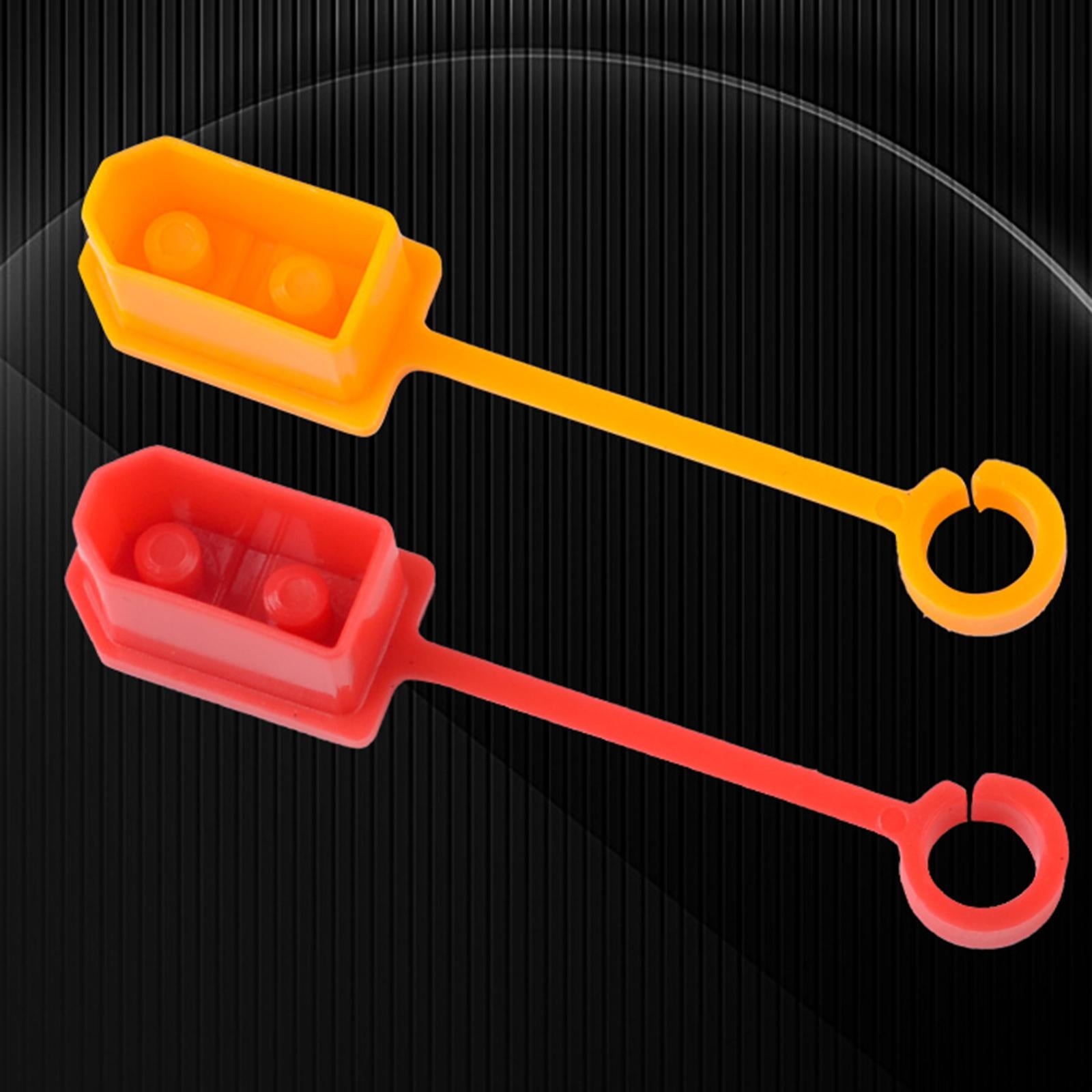 3xXT60 Male Female Plug Dust Protector Shell for Lipo Battery red