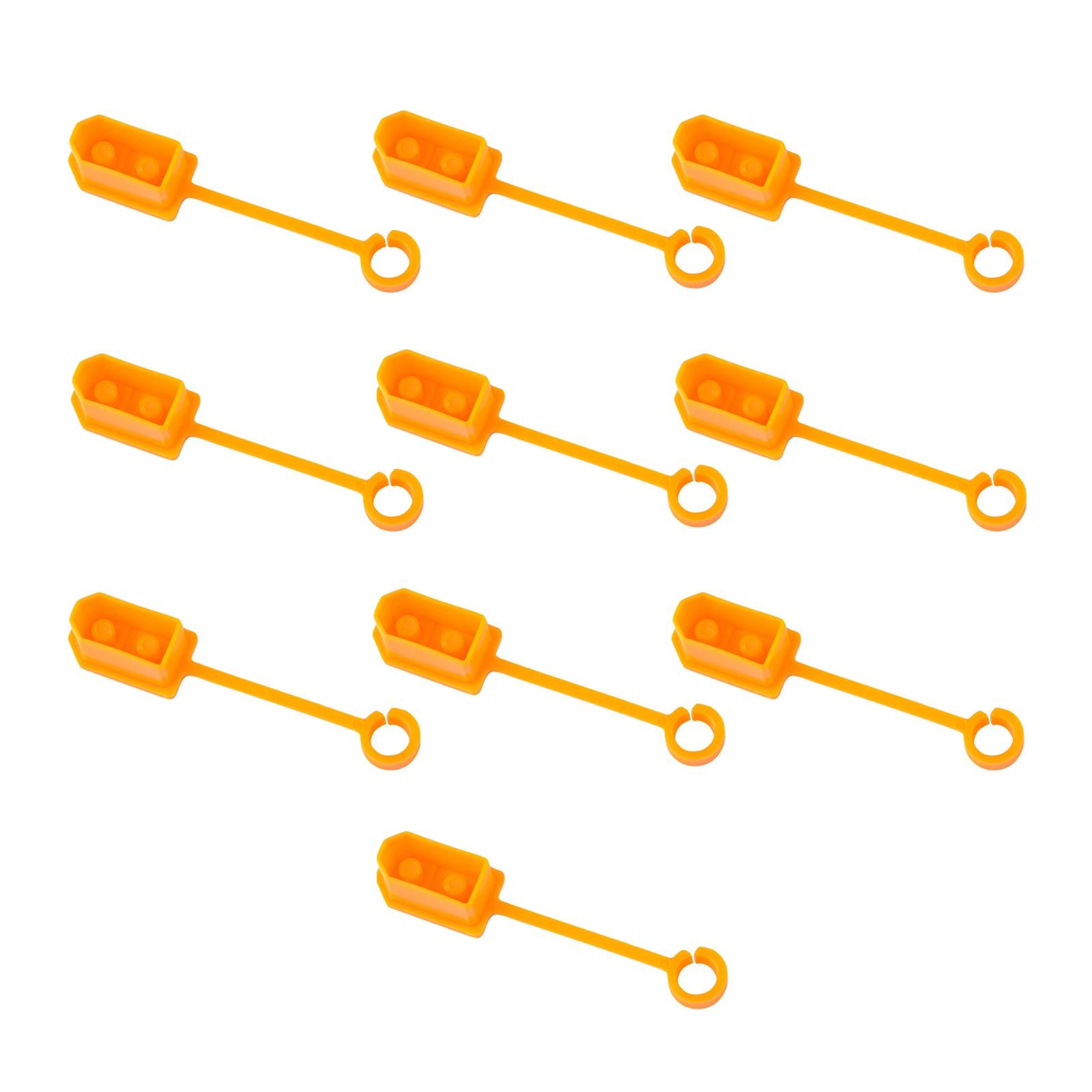 4xXT60 Male Female Plug Dust Protector Shell for Lipo Battery yellow