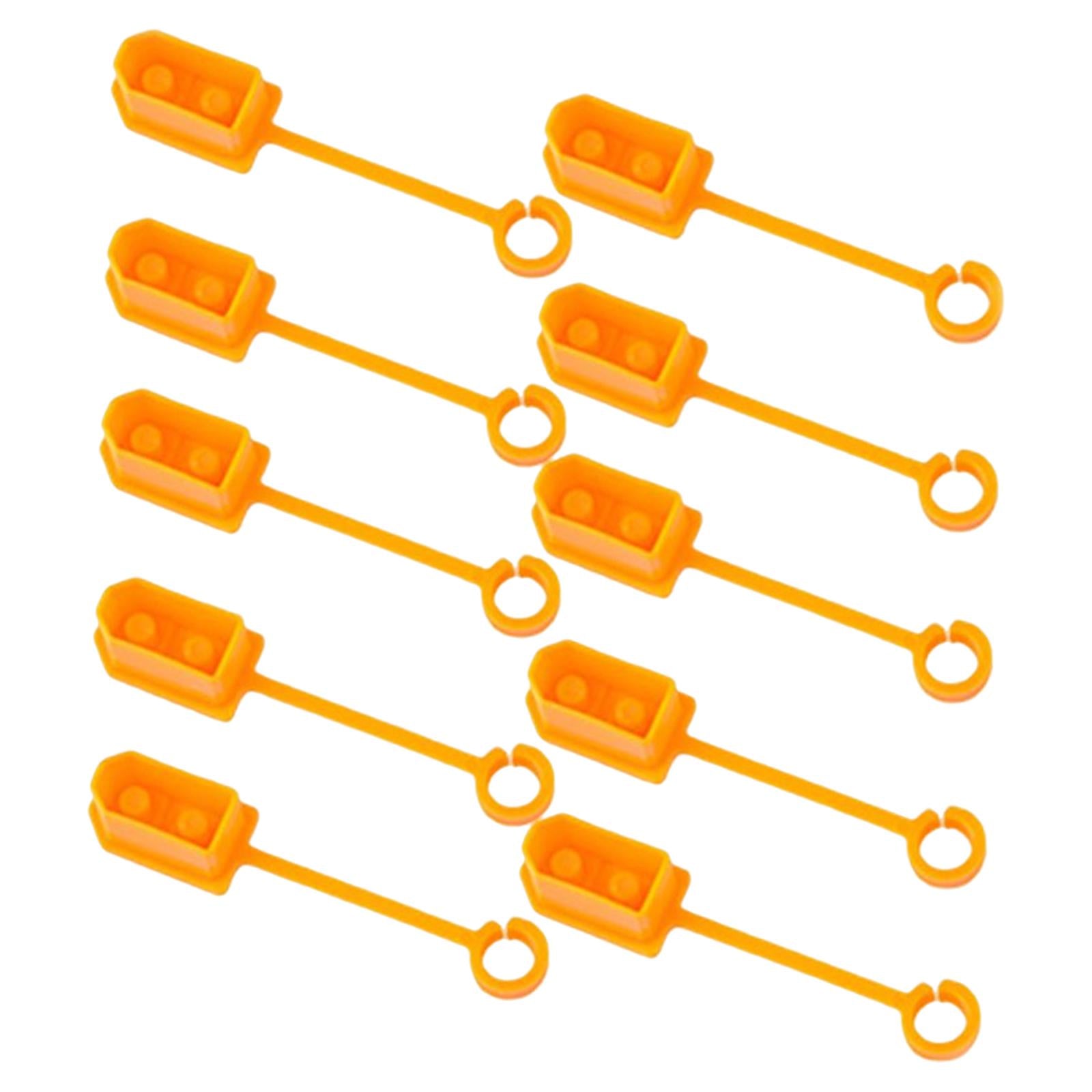 3xXT60 Male Female Plug Dust Protector Shell for Lipo Battery yellow