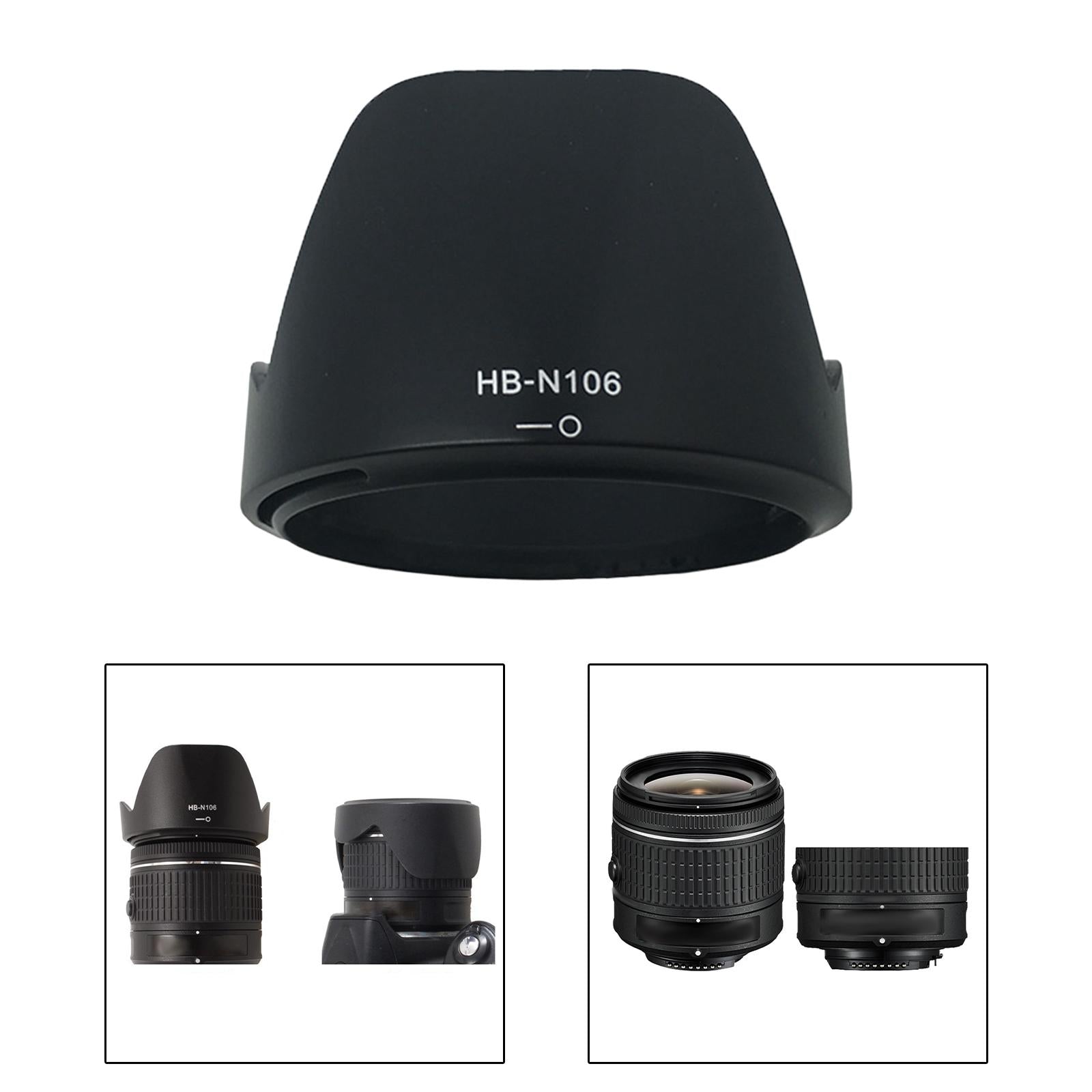 3xLens Hood 18-55 mm Replacements Replace for Camera Spare